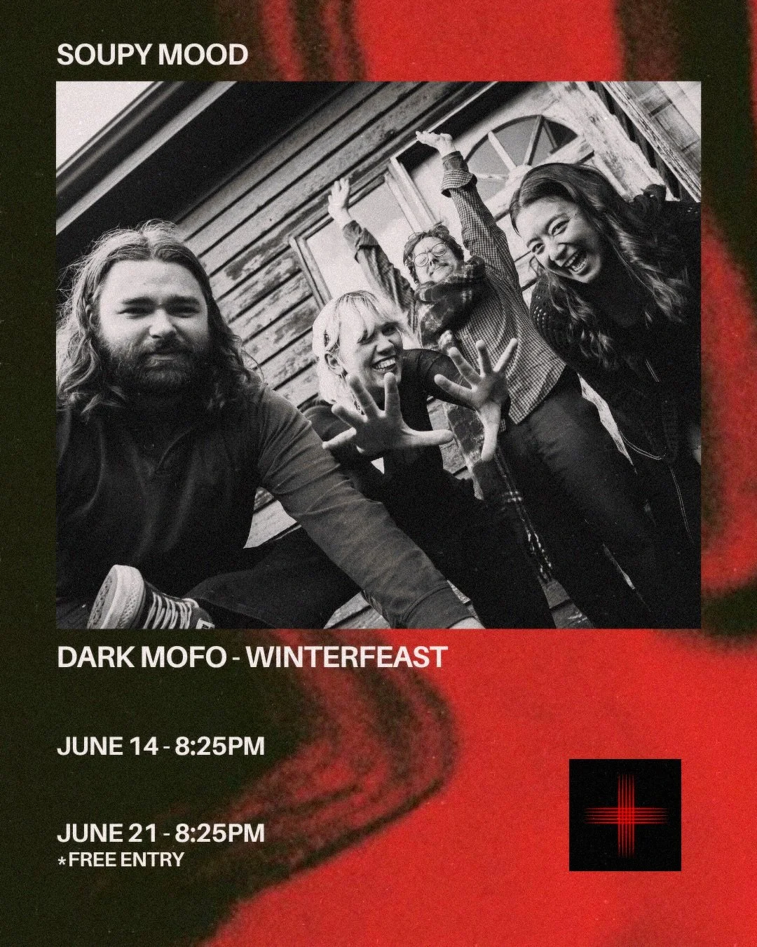 ❌➕DARK MOFO WINTERFEAST➕❌

SOUPY MOOD
JUNE 14TH 8:25PM
JUNE 21ST 8:25PM (helping close the feast 👹) *free entry

📸 @victorhuntleycreative (with B&amp;W filter over it)

⛓️⛓️⛓️⛓️⛓️⛓️⛓️⛓️⛓️⛓️⛓️⛓️⛓️⛓️⛓️⛓️⛓️

#darkmofo #originalmusic #indiemusic #monam