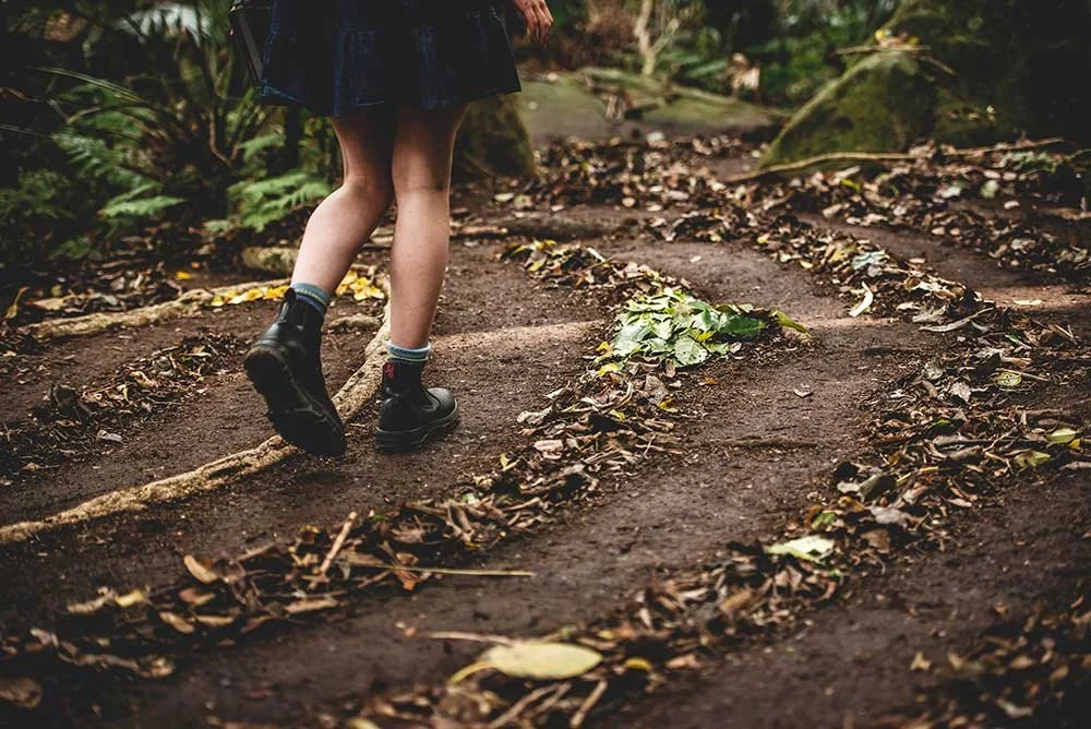 Forest Labyrinth 2017 (detail), Rumpus Jamboree; commissioned by Makeshift, Wollongong. Image: Kelly Ryan