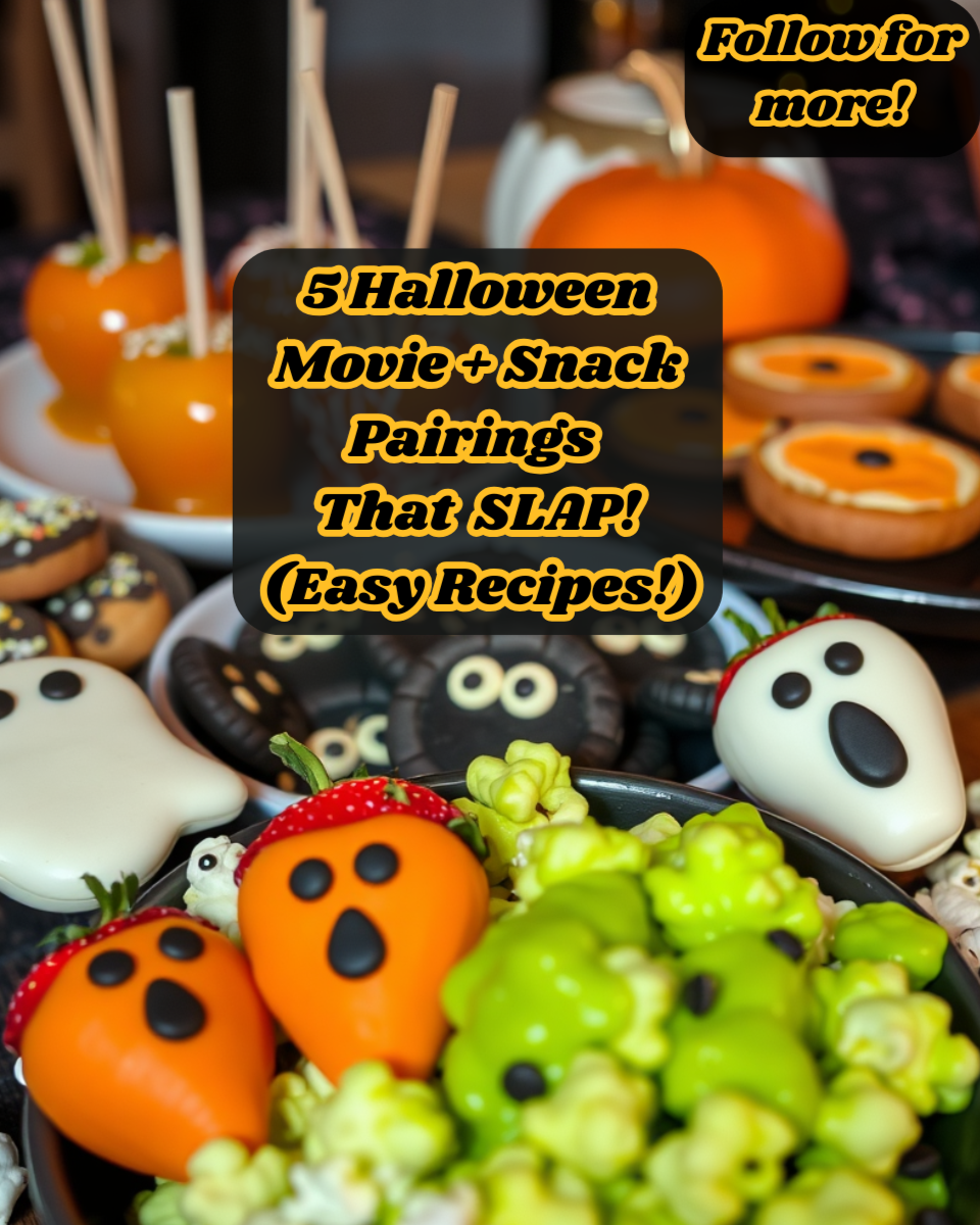 5 Halloween Movie + Snack Pairings That SLAP! (Easy Recipes!)