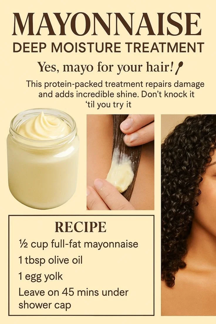 🥚 The Deep Moisture Treatment Hiding in Your Kitchen 👀
