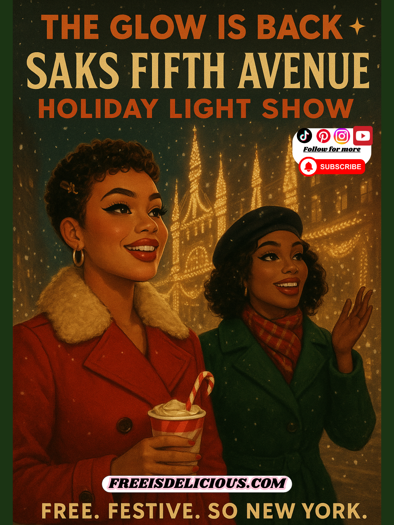 NYC’s Prettiest Free Holiday Show Returns 🎄💫