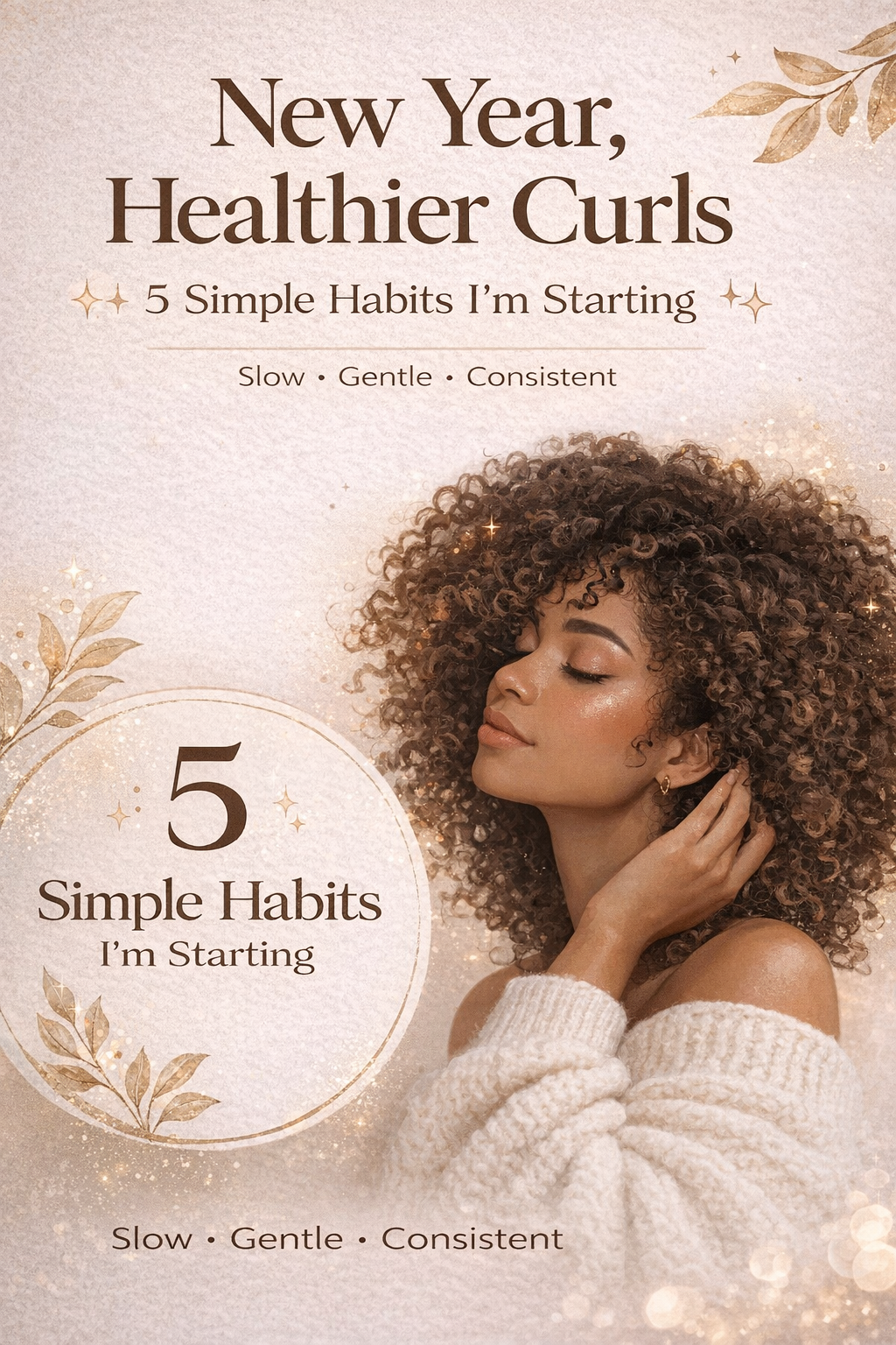 New Year, Healthier Curls: 5 Simple Habits I’m Starting