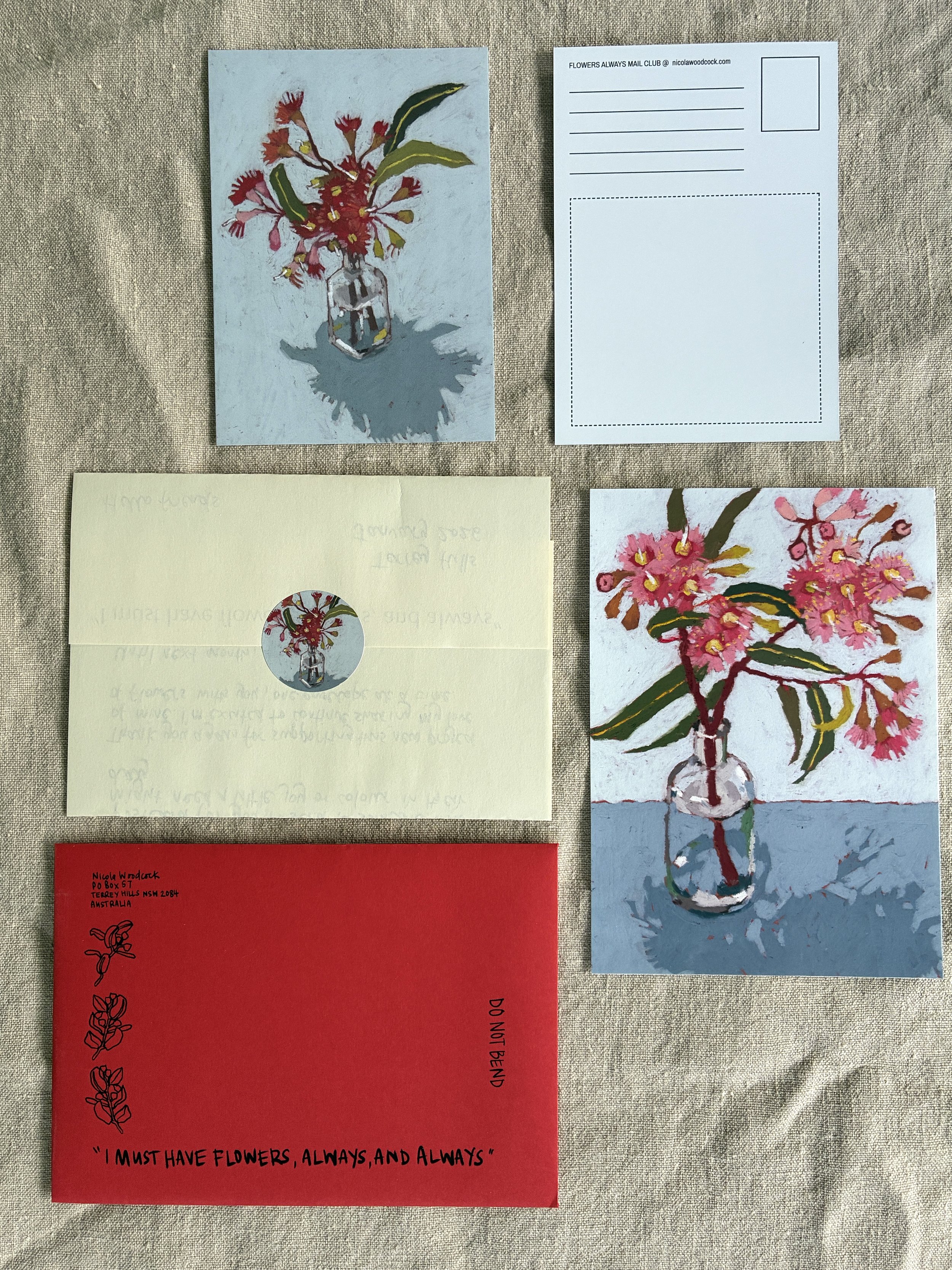 Flowers Always CATCH UP ENVELOPE January 2026