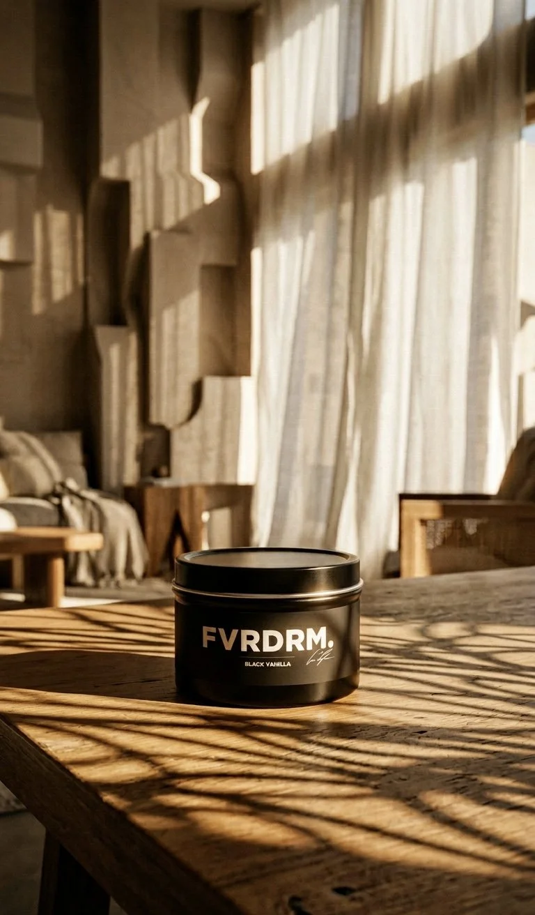 Black Vanilla Candle