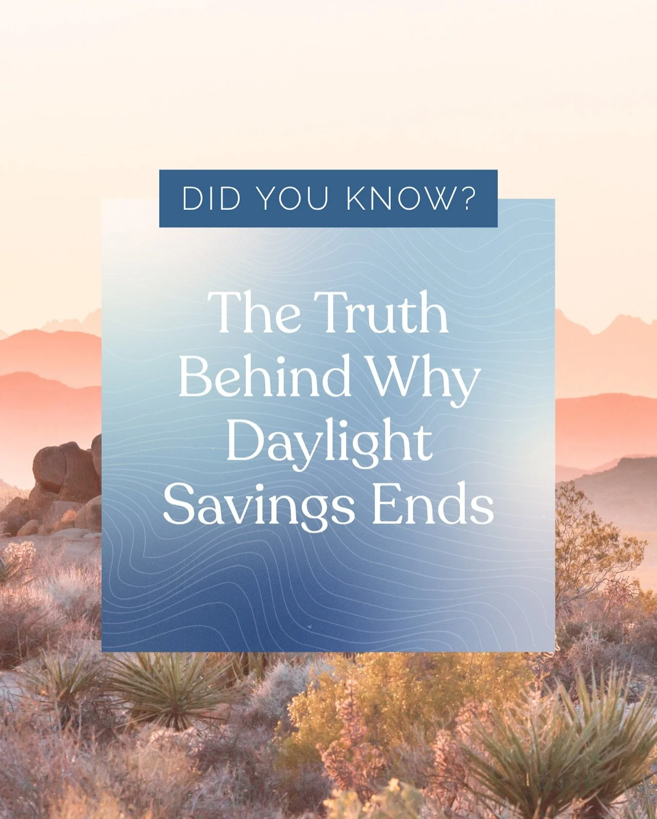 Time to &ldquo;fall back,&rdquo; California!

Daylight Saving Time ends tomorrow, 11/2, which means we&rsquo;ll be setting our clocks back one hour. The tradition started during World War I to help save energy, and while most of us love that extra ho