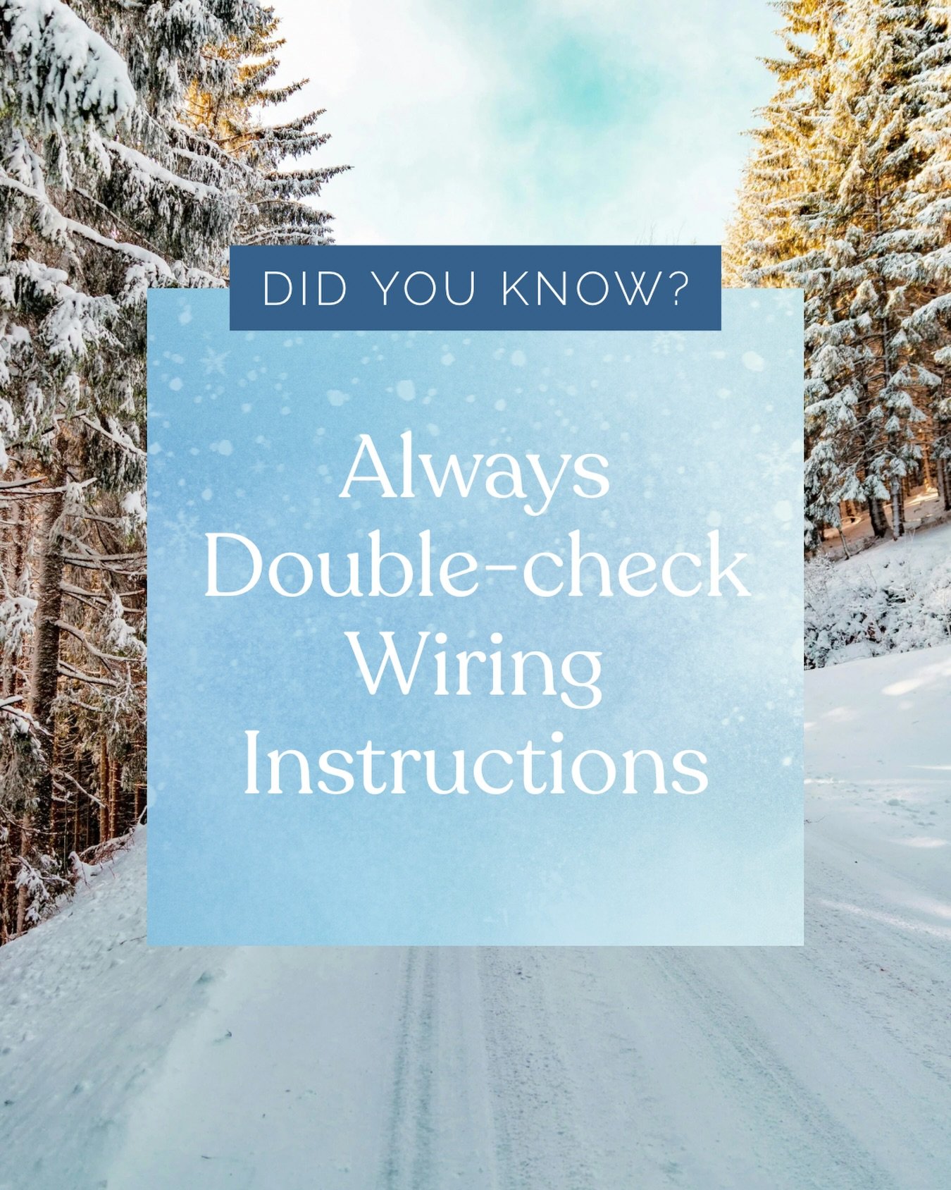 On the eighth day of Christmas, my escrow taught me&hellip;to ALWAYS double-check wiring instructions.

If you&rsquo;re a buyer: always call your escrow officer before you wire.

If you&rsquo;re an agent: be sure to educate your buyers on wire fraud 