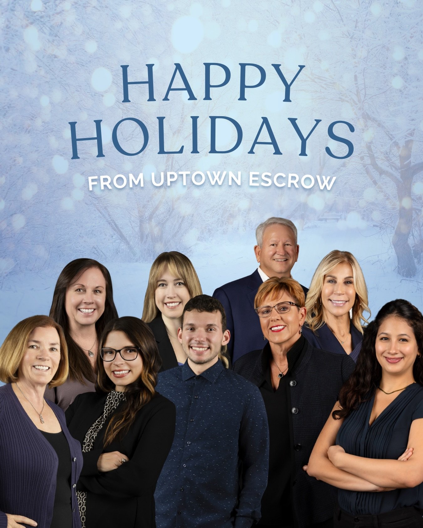 From all of us at Uptown Escrow, 
we hope your holiday is cozy, bright, and full of laughter. Thanks for letting us be part of your journey this year! ✨🏡 Happy Holidays