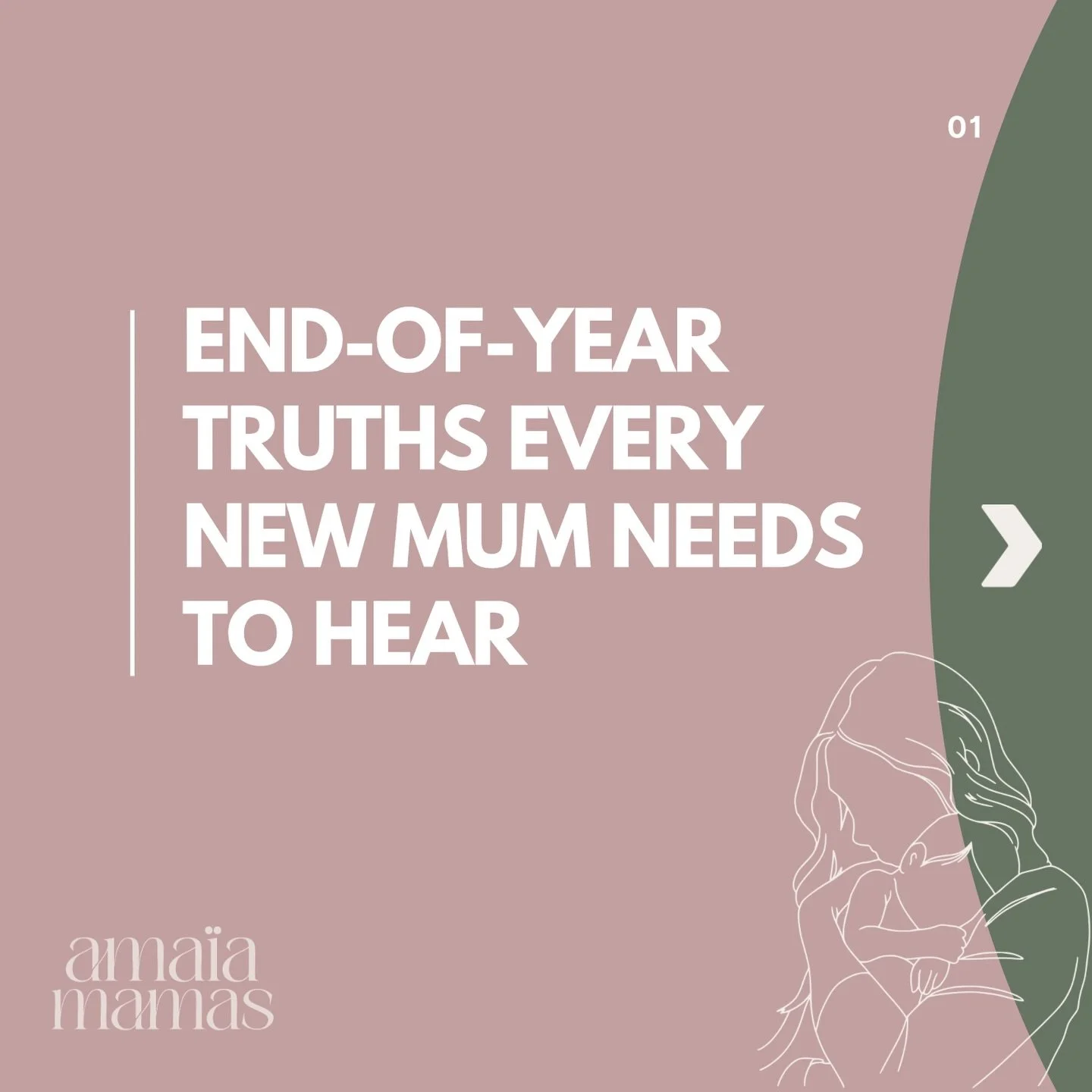 Before the year ends, every new mum needs this reminder 🤍
Save this and share it with a mum who&rsquo;s had a big year. 

#AmaiaMamas #FourthTrimester #BrisbaneMums