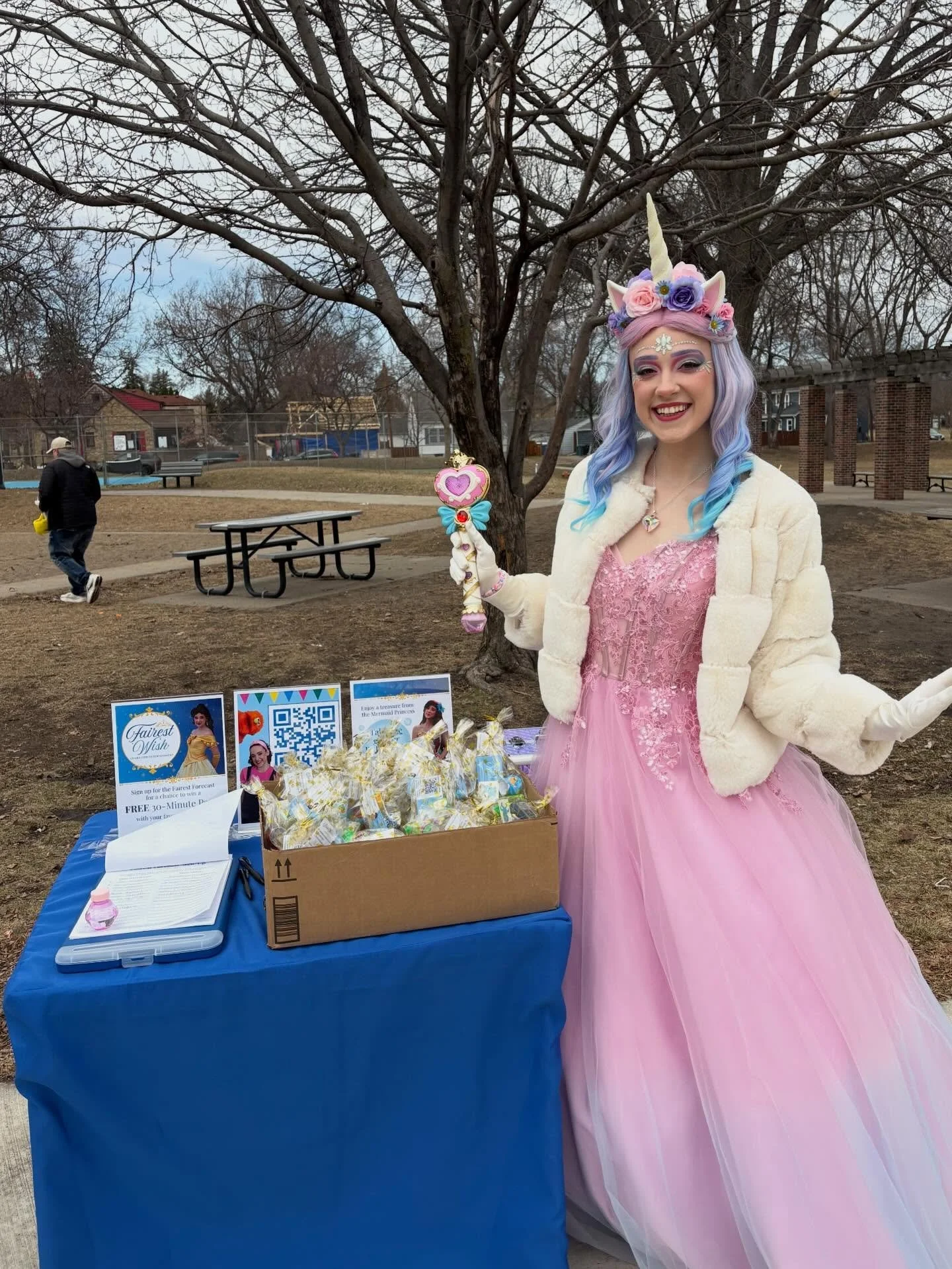 Happy Easter from Fairest Wish! 🐣🌸

Still feeling festive after the Unicorn Princess&rsquo;s appearance at the Spring Candy Grab hosted by the @shinglecreekvictorycouncil last weekend! Thank you so much for having her! 💕

Book your spring party or