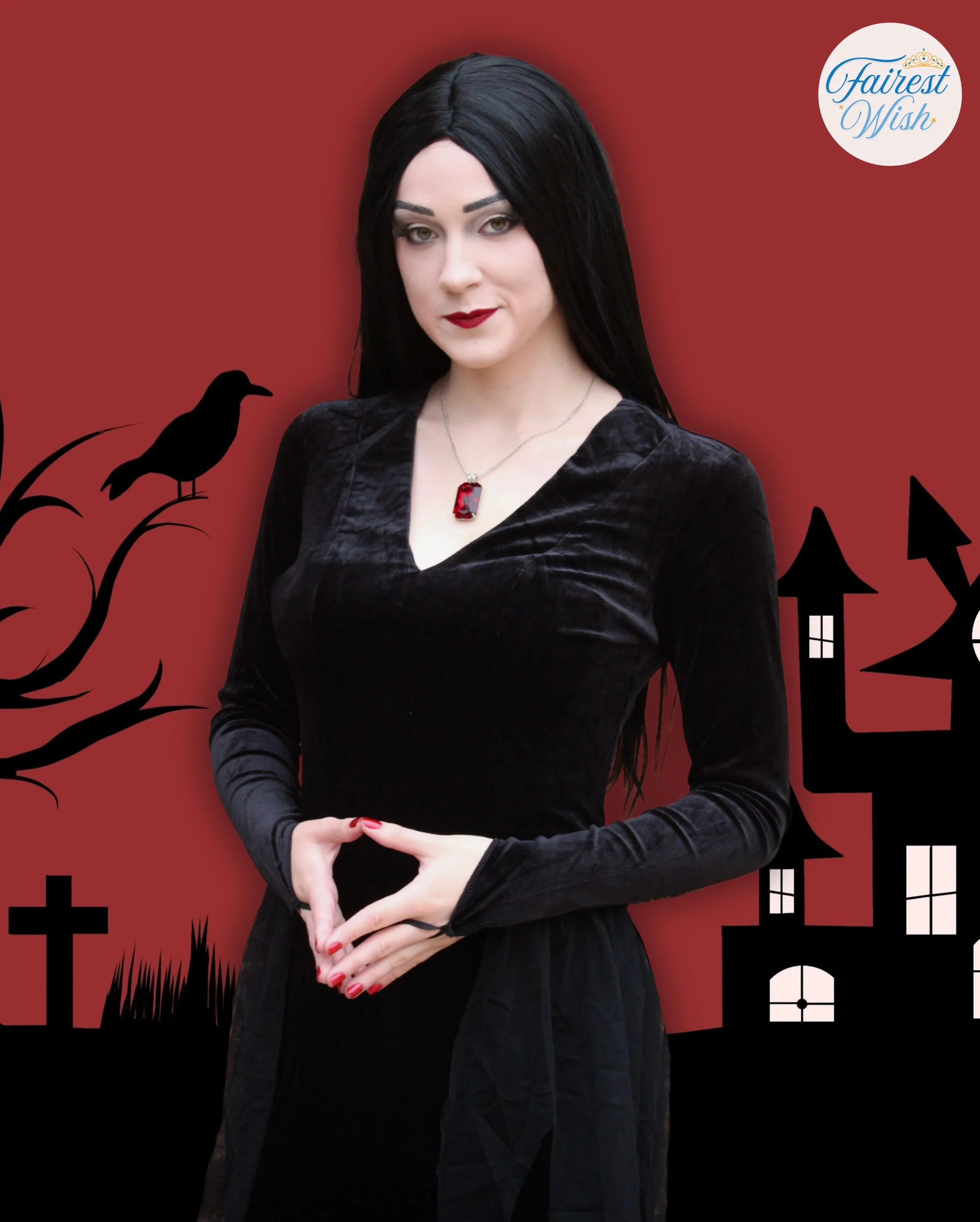 Meet the Kooky Mother 🖤

Fairest Wish&rsquo;s newest Halloween character is:
- Creepy 👀
- Kooky 🤪
- Mysterious❓
- Spooky 👻
- Ready to lurk around your Halloween celebration! 🎃

Visit my website (🔗 in bio) to submit a booking inquiry today! 🕸️
