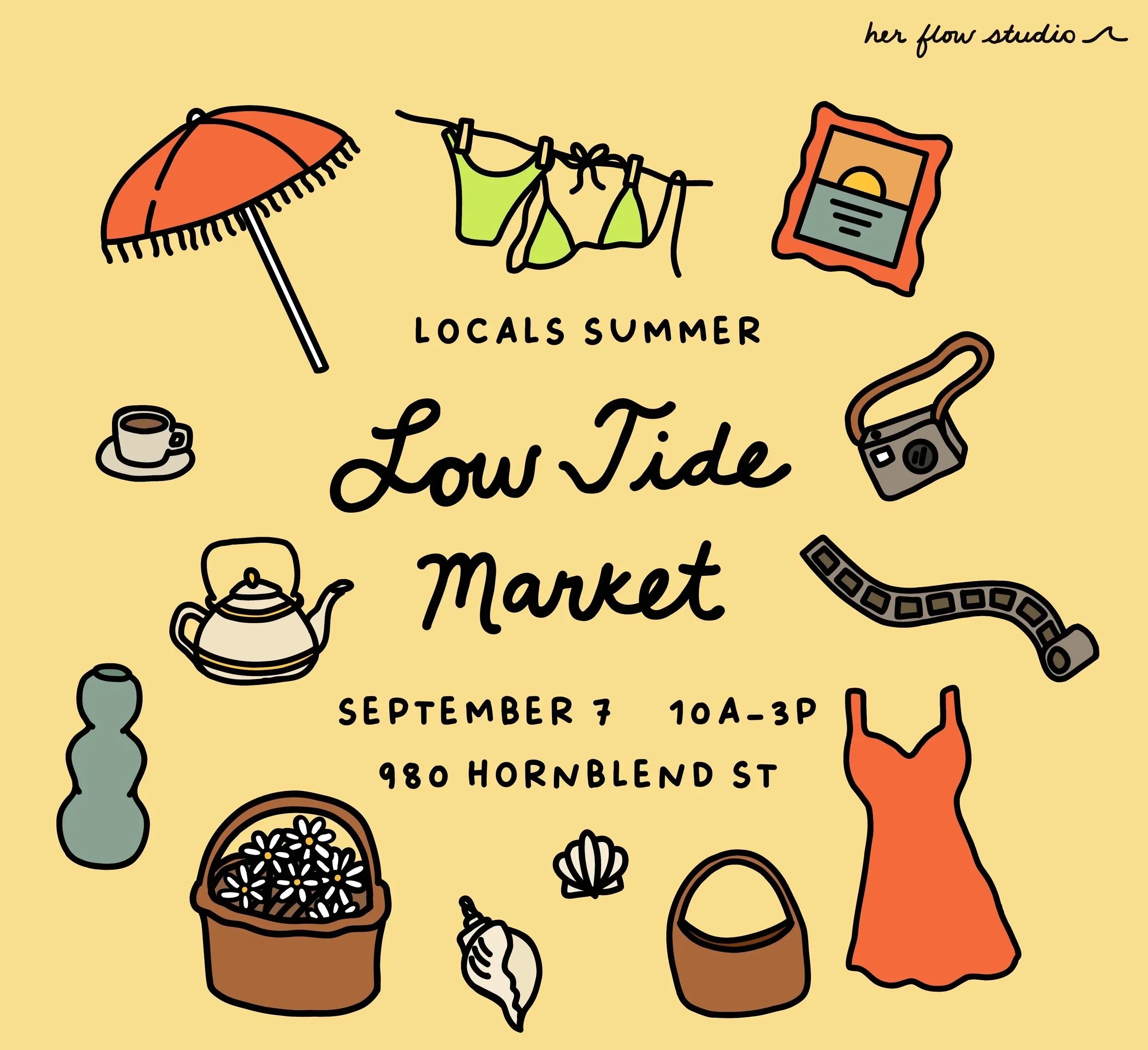 Low Tide Market flyer