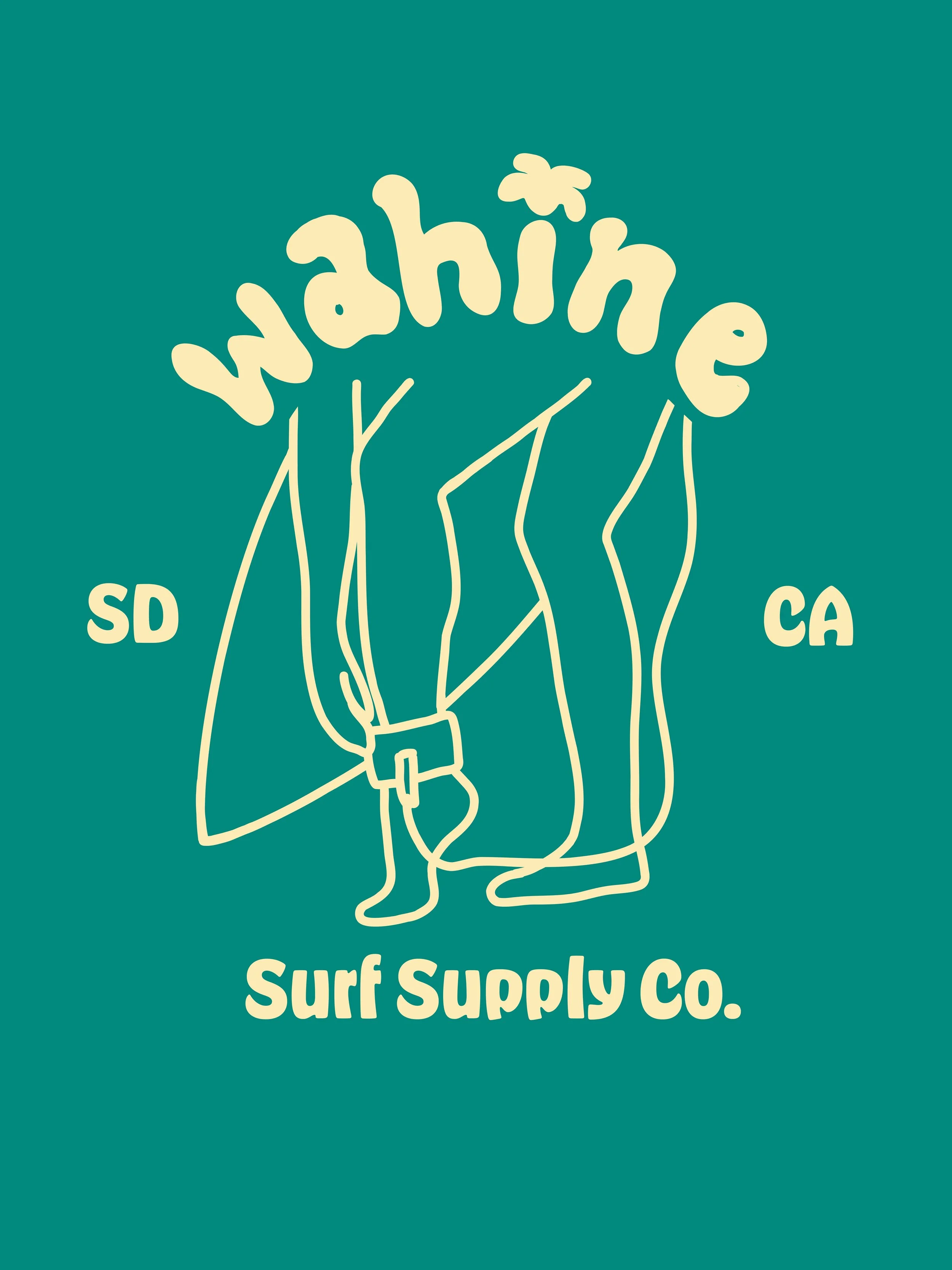 "wahine surf supply co." - available for purchase