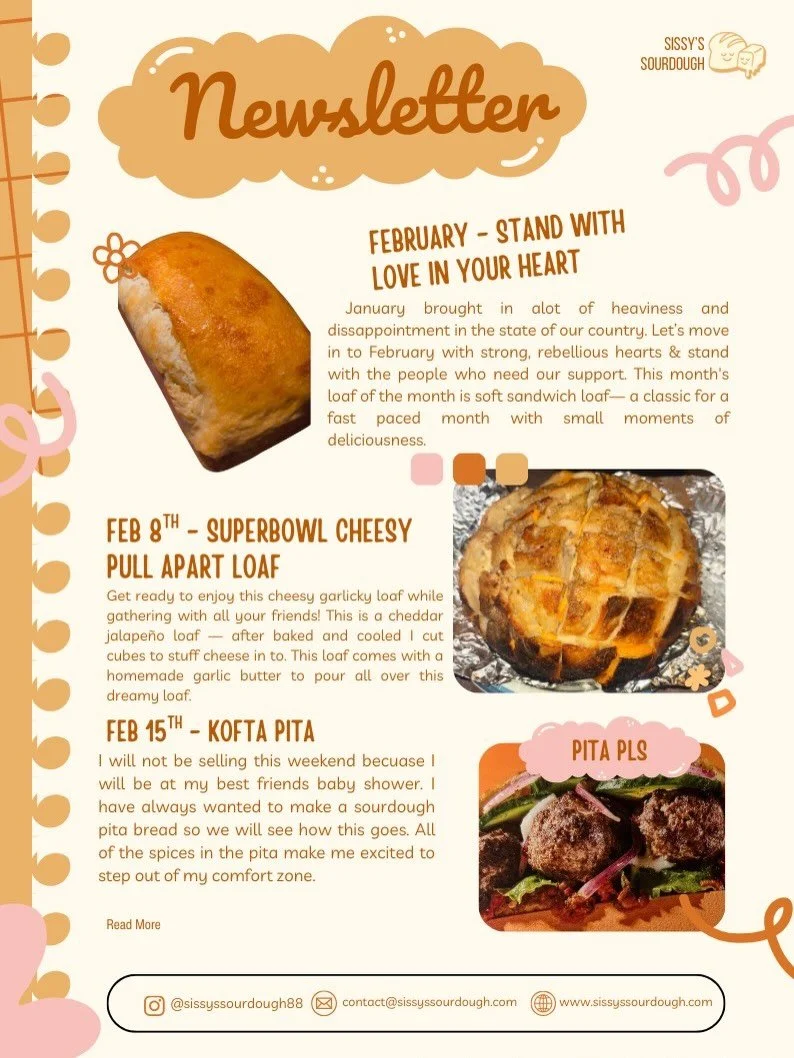 SISSY&rsquo;S WEBSITE IS LIVE IN BIO!!! 🥖❤️&zwj;🔥✨

This website was a gift from my sweet sister in law @mir.c.ham her talent &amp; attention to detail is unmatched. SO grateful to work with family through SO many big moment of my business. 

Pleas