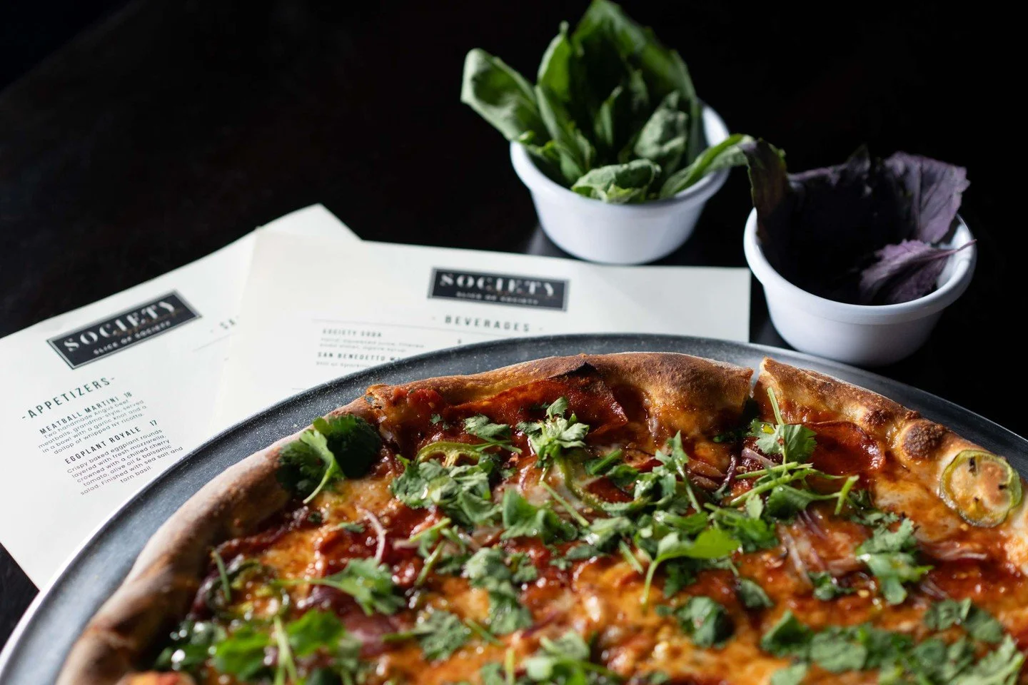 "Fresh herbs aren&rsquo;t garnish.
They change the entire balance.

Bright cilantro layered over heat.
Jalape&ntilde;os bringing just enough bite.
Sweet tomato sauce underneath.
Red onion adding sharpness and contrast.

When ingredients are hand