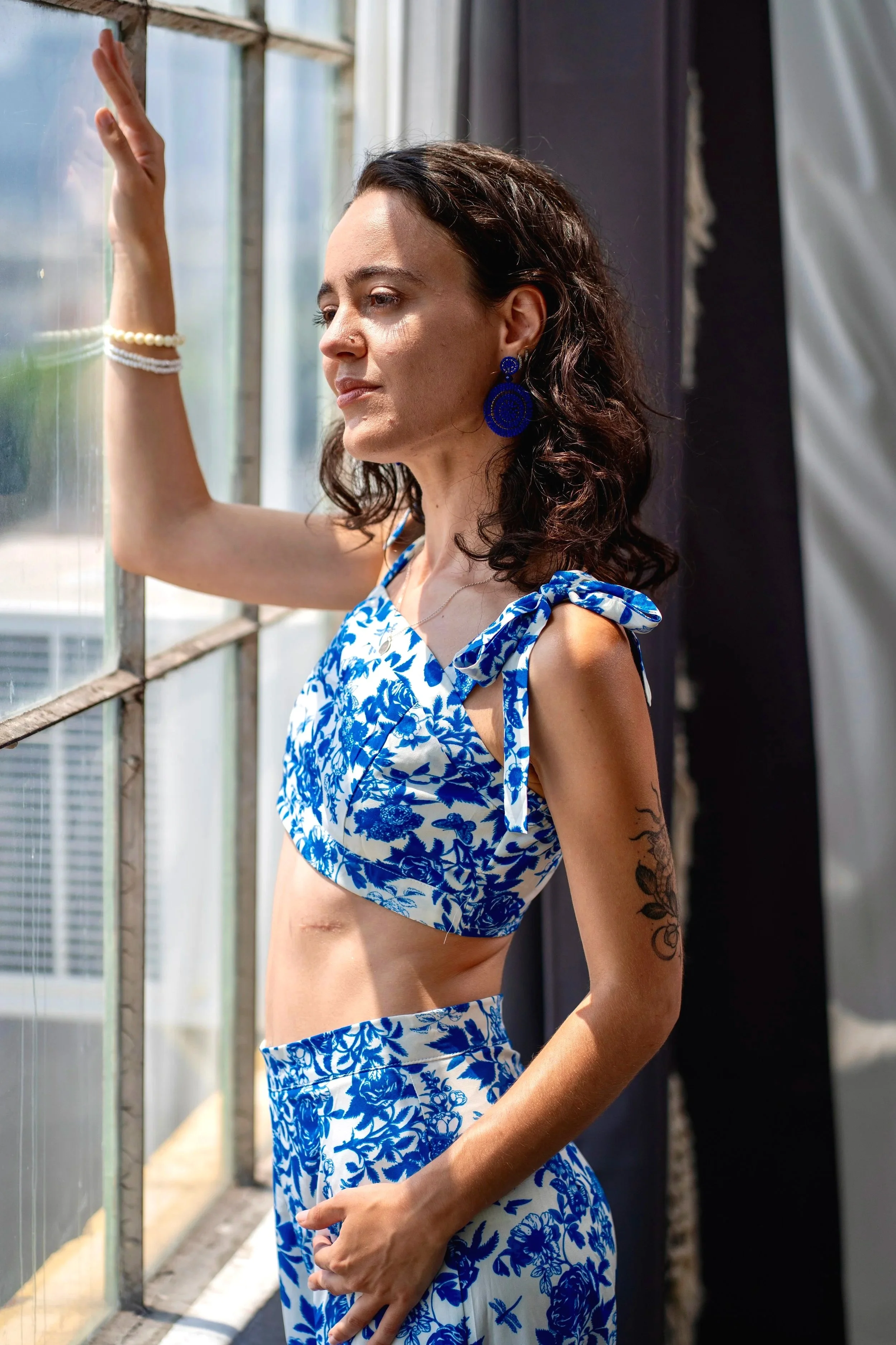 Boho Chic Beaded Drop Earrings