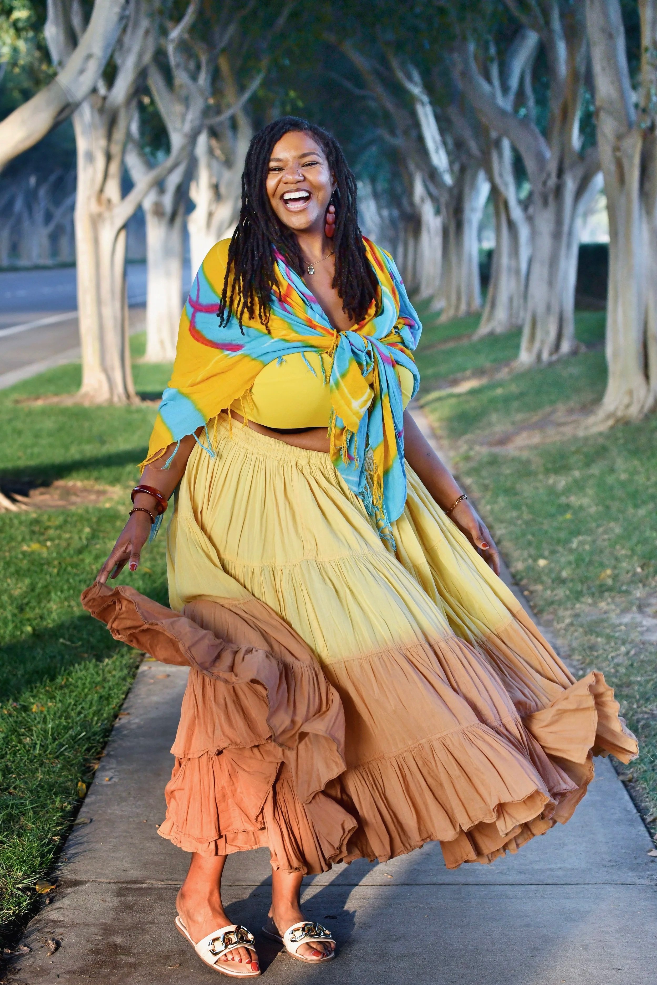 Full Circle Maxi Skirt