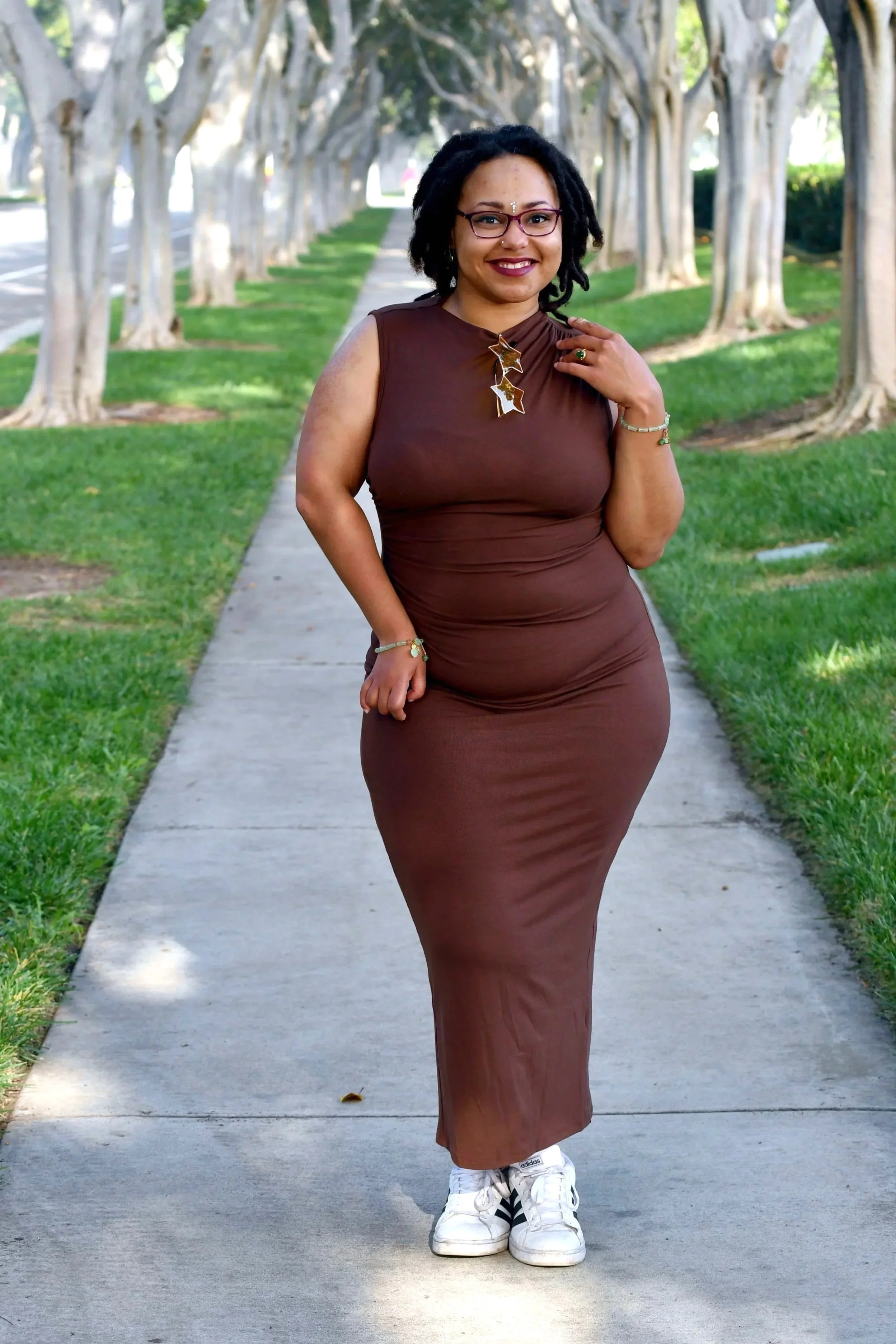 Ruched Bodycon Maxi Dress