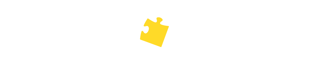 A yellow corner puzzle piece