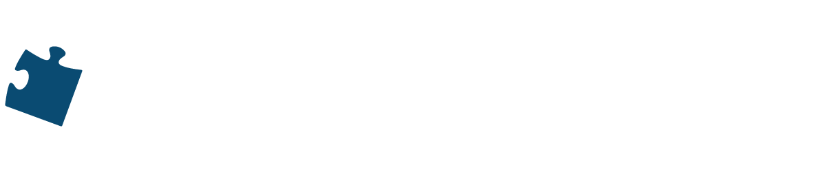 Blue corner puzzle piece