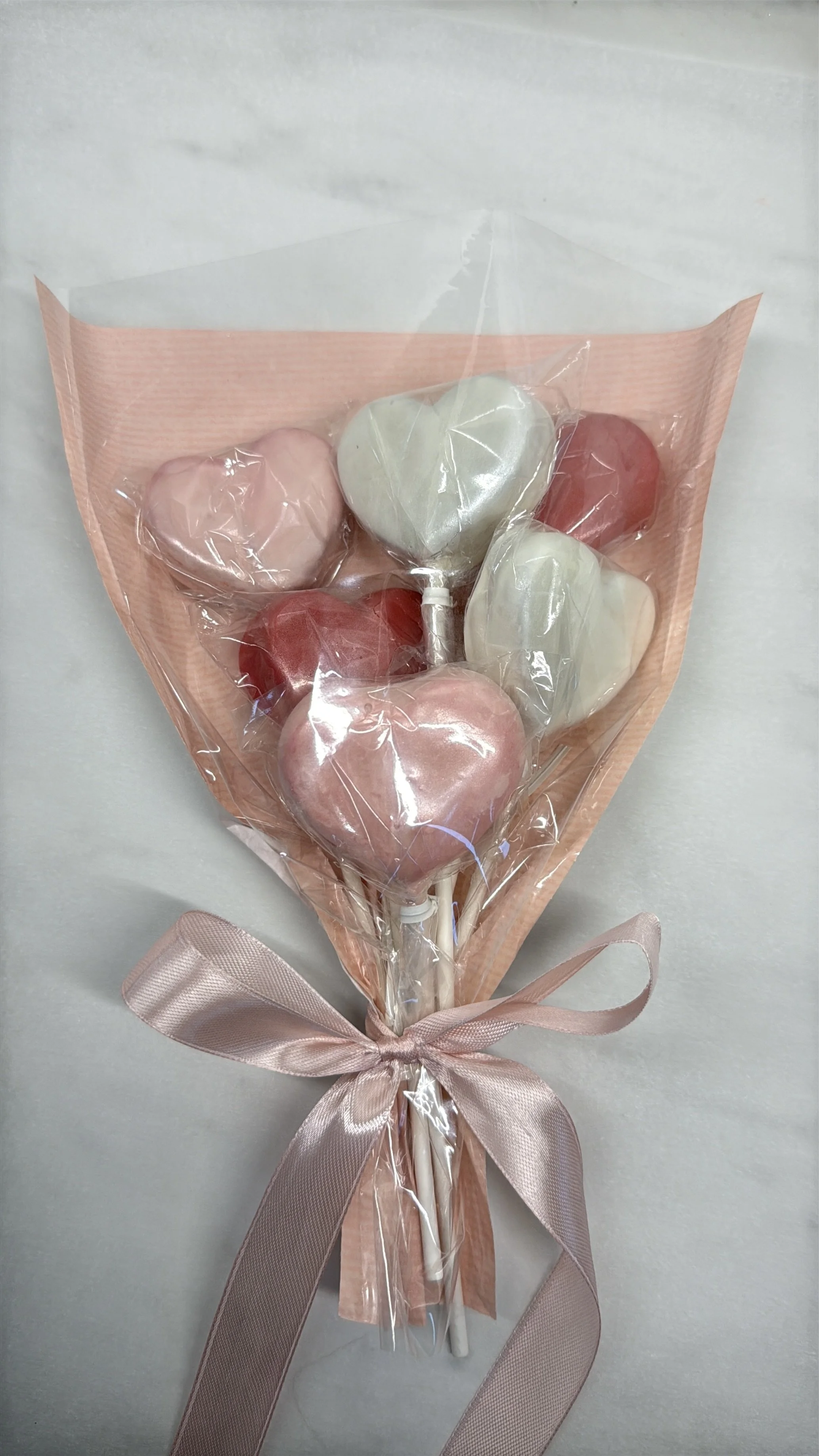 Valentine's Day Cake Pop Bouquet