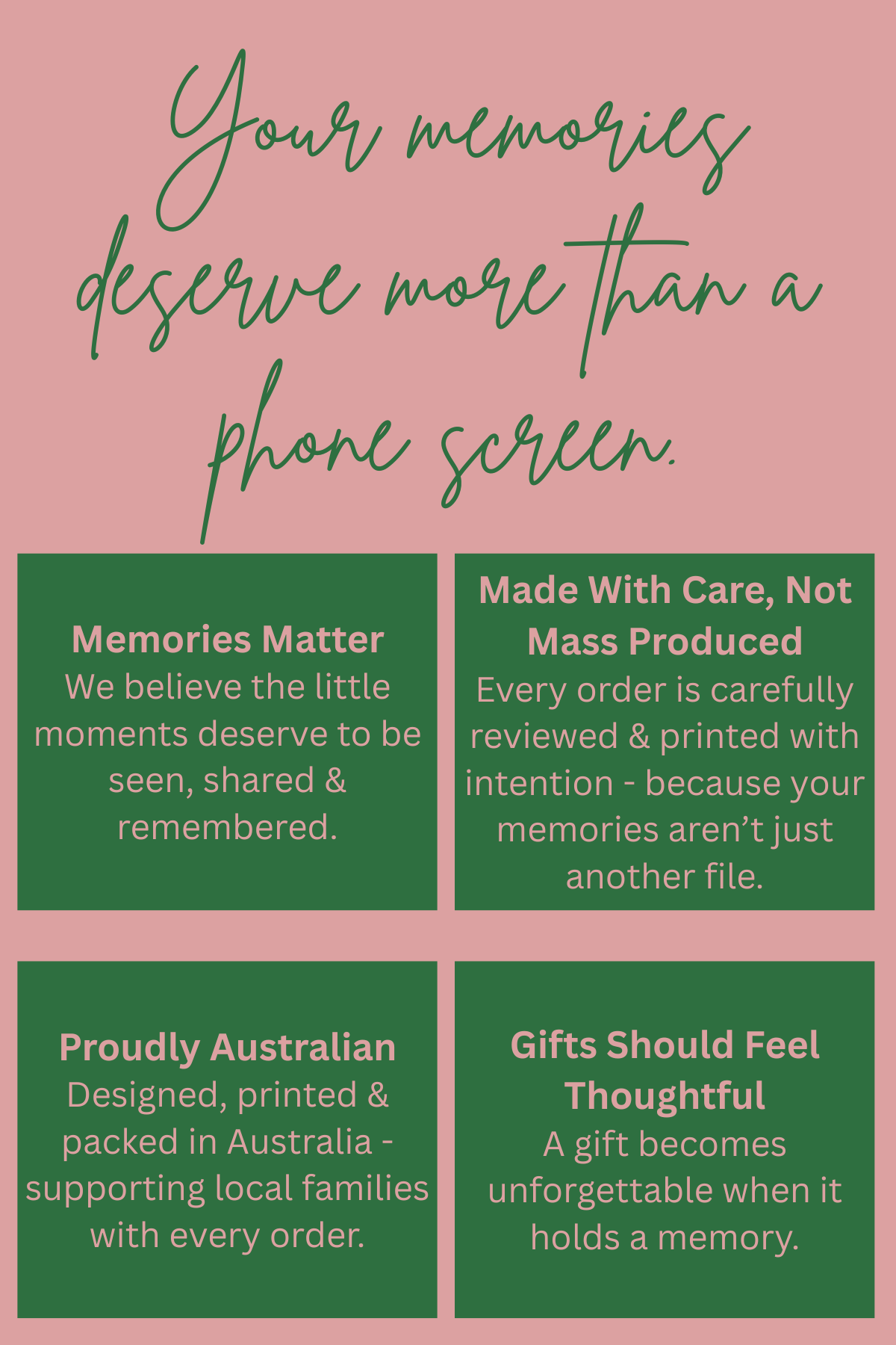 Printed Little Things Values