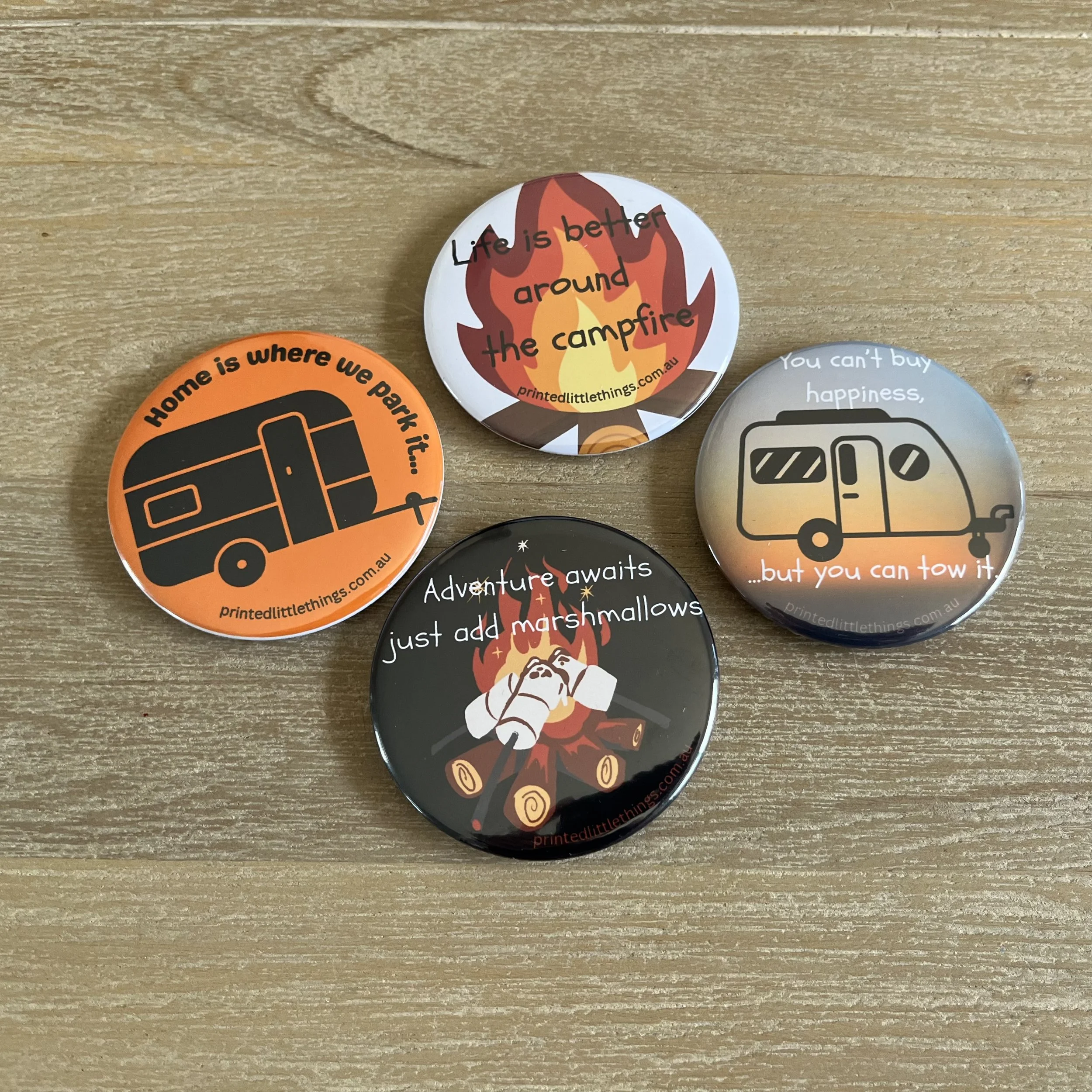 camping themed magnets