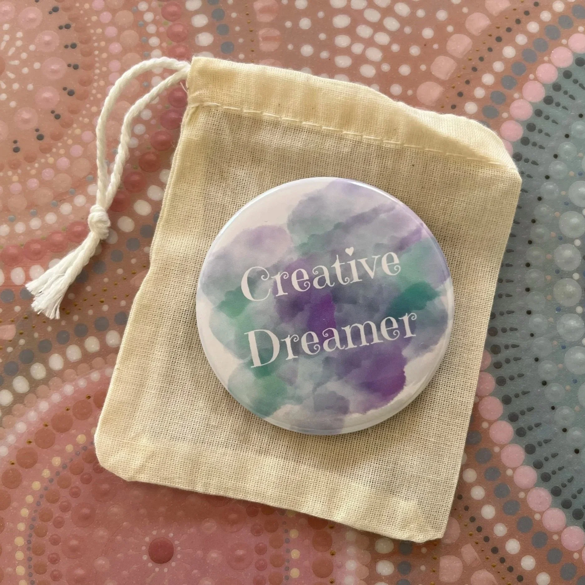 gift bag for magnet and badge