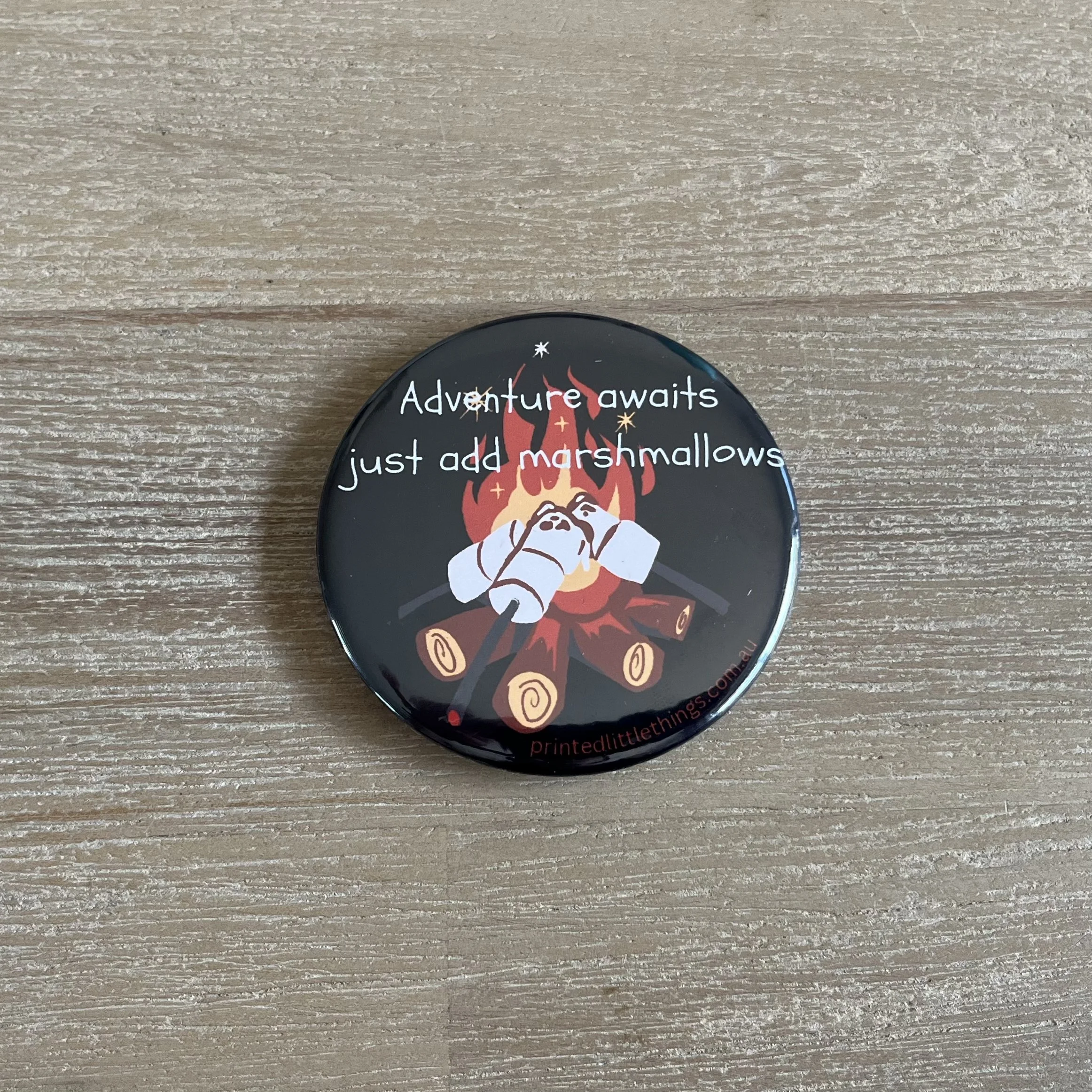 campfire fridge magnet