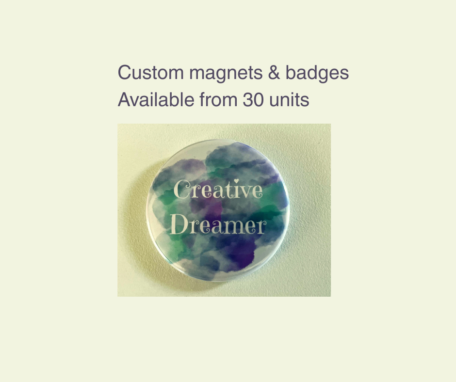 Bulk order of magnets and badges