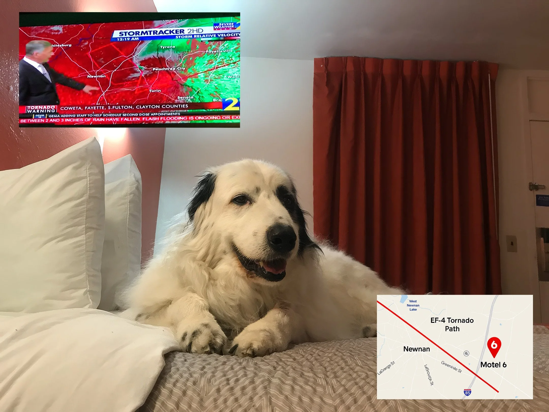 When the Weather Man Said “It Just Picked Up a House”