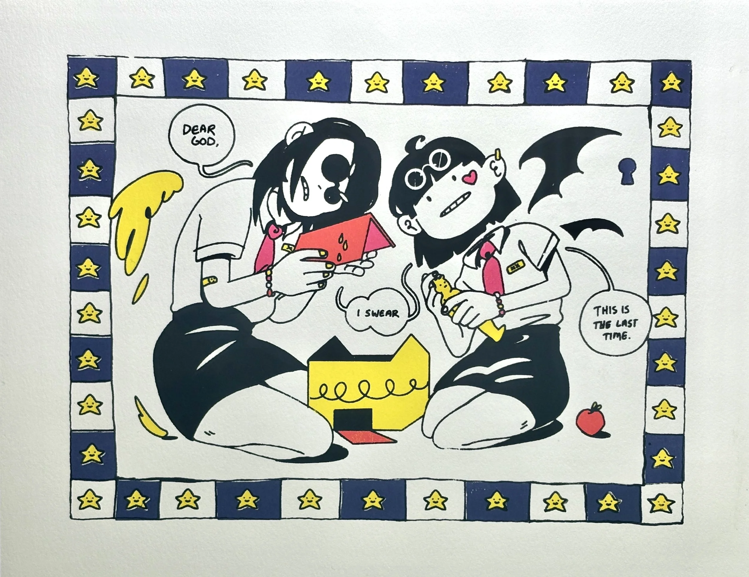 Dear God Screenprint
