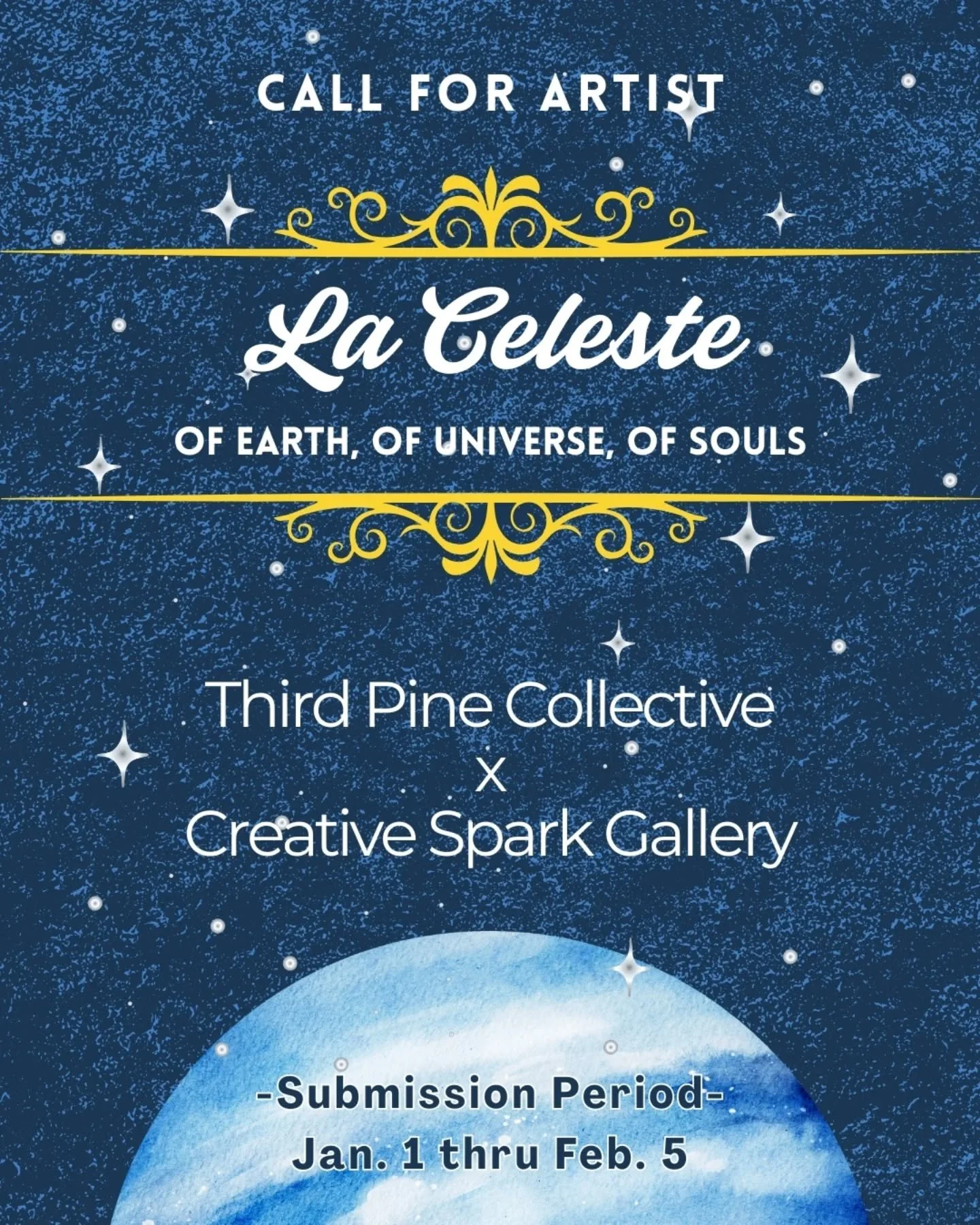 📣 Call for artist!
Submit to our first open call in collaboration with our gallery partner.
🗓️ Submission Period: Jan.1 thru Feb. 5
🔗 Submit via the link in our bio. 
💰 $20 submission fee. 50% discount for TPC artist members ➡️ DM for more info!
