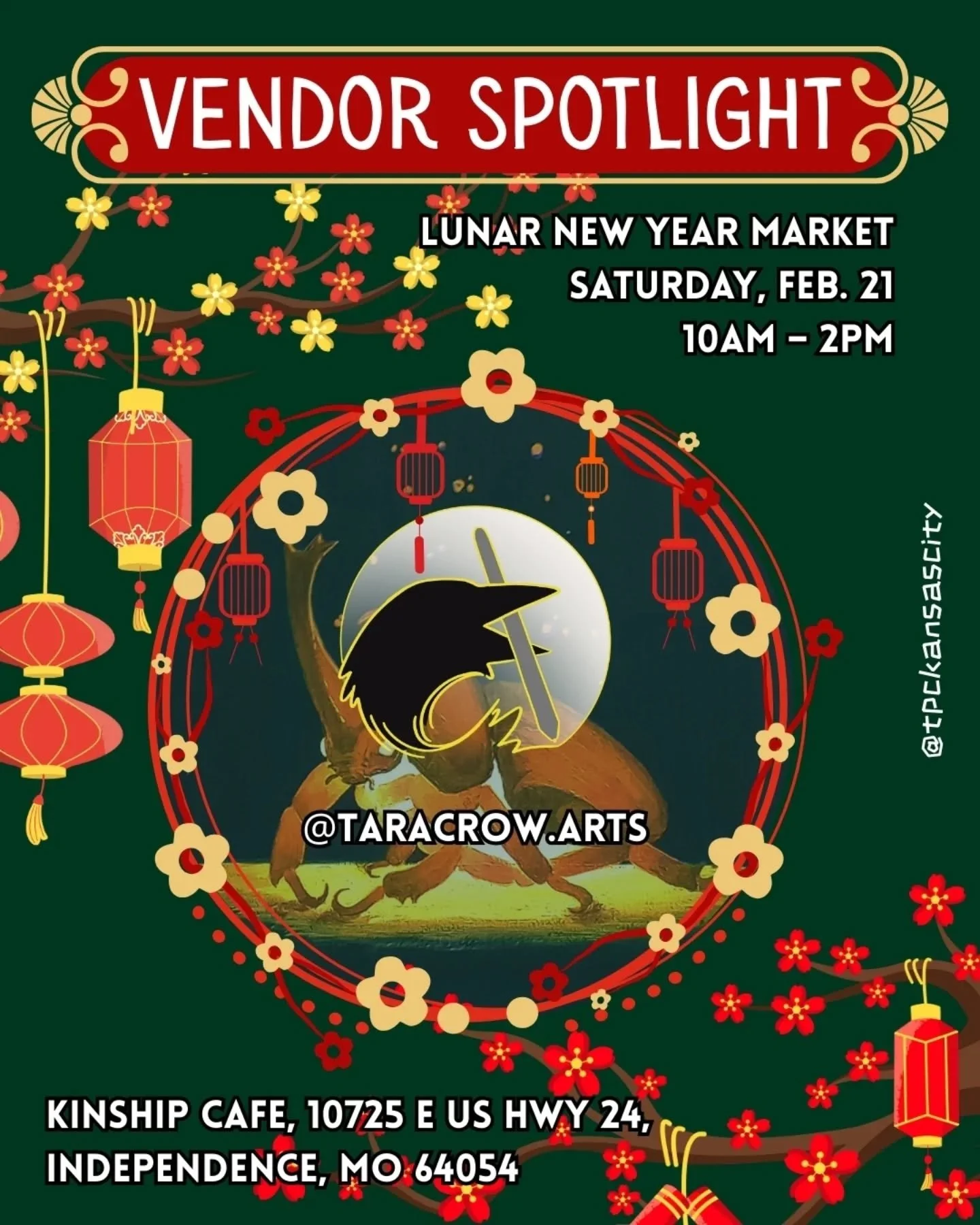 🐴🧧Vendor Spotlight: Tara Crow Arts
We're an artist collective after all, are we not? We love the vibrance and imagination in Tara's work! If you love whimsical woodland creatures, it's time to adopt a Tara Crow print or original. Tara's art is tend