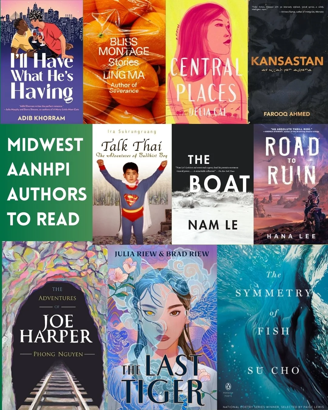 10 Books by AANHPI Writers in The Midwest