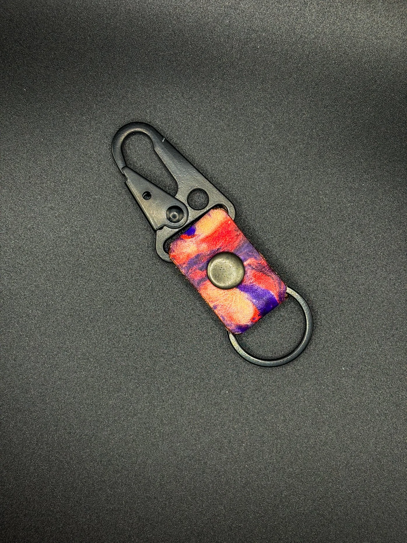 Galaxy Leather Key Chain