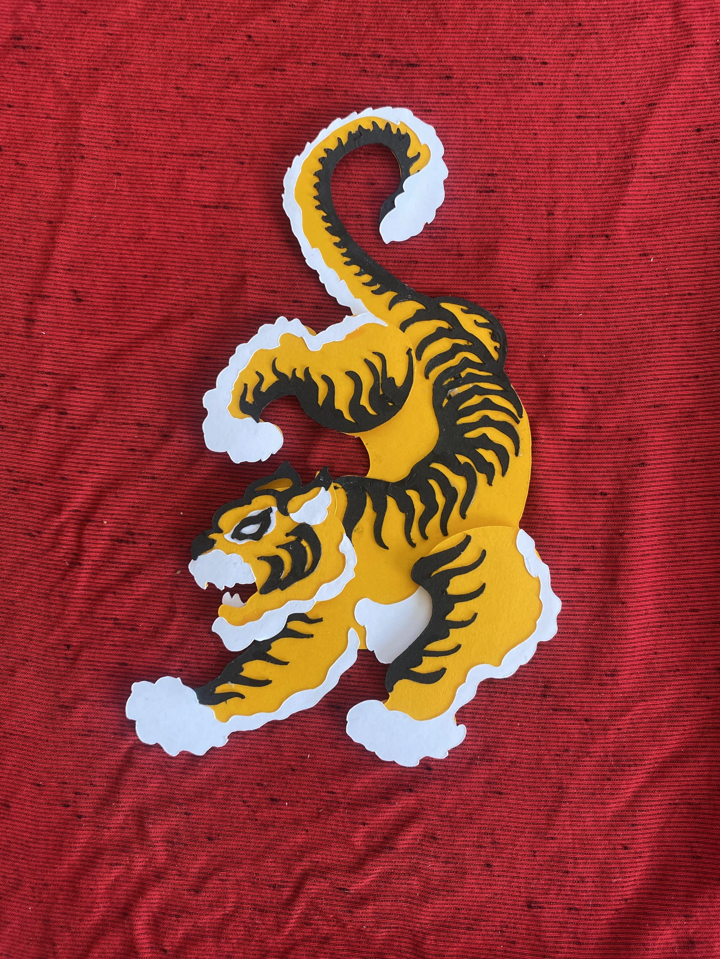 Paper Cut Tiger