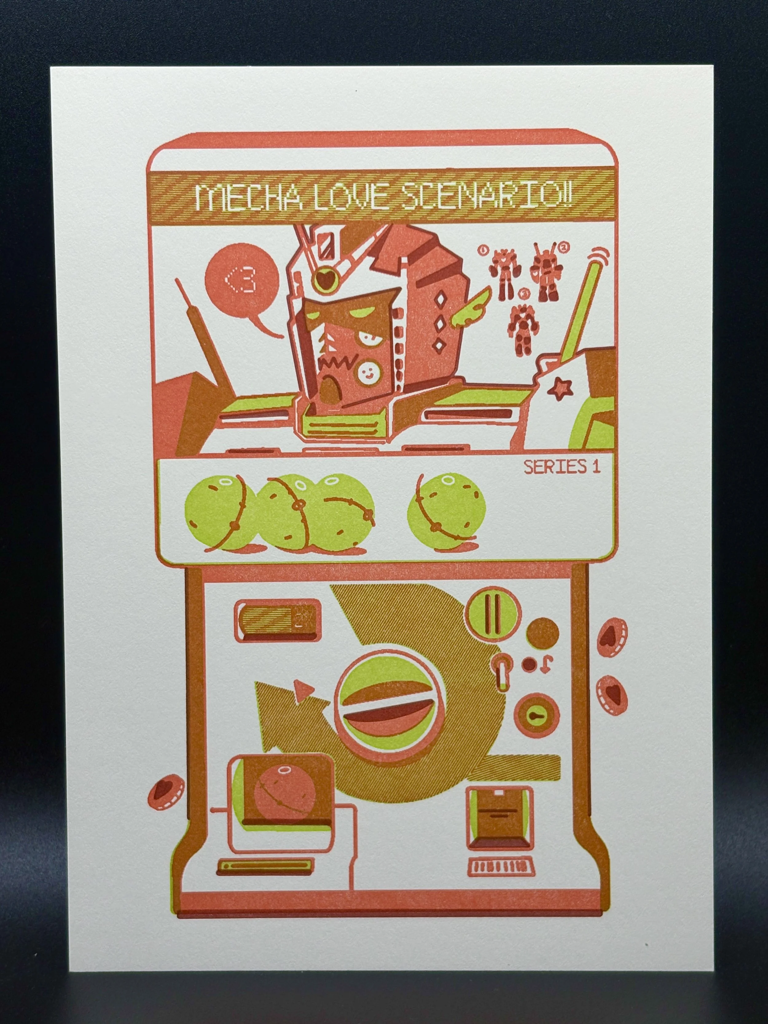 Mecha Love Screenprint