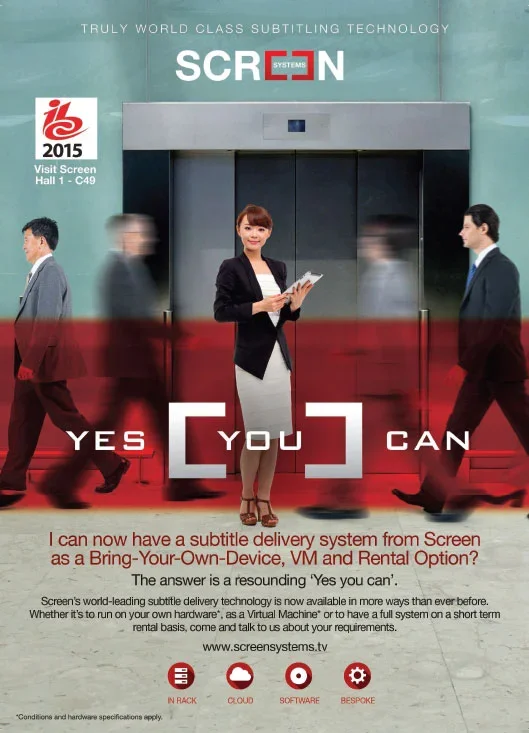 Virtual Machine, BYOD &amp; Rental Options Announced for Screen’s Premium Subtitling Solution