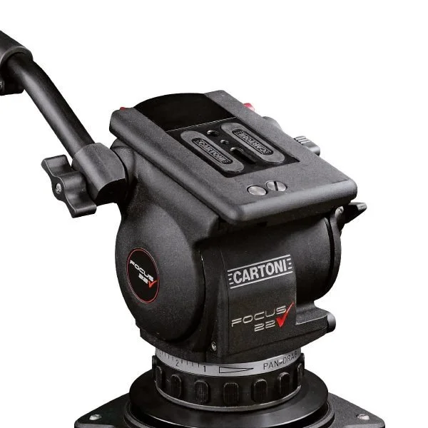Cartoni F22 Fluid Head with Pan Arm