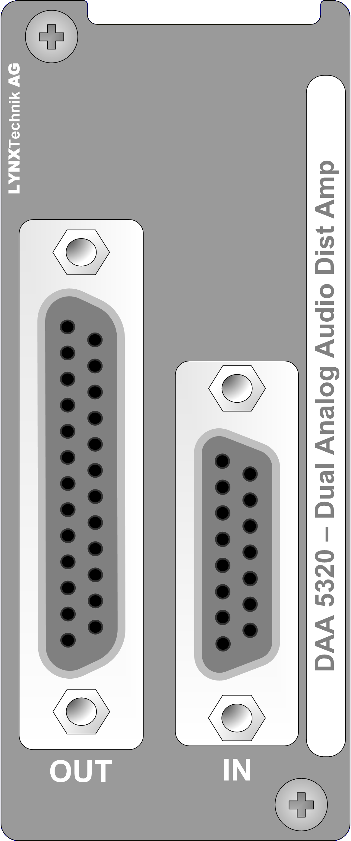 Lynx Technik DAA 5320-2 D 2-Channel Analog Balanced Audio Distribution Amplifier