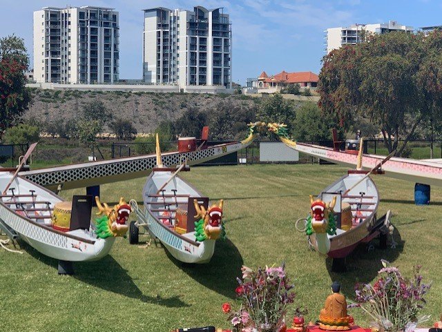 dragonboats on lawn.jpg