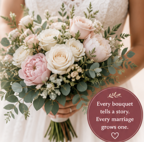 The Bridal Bouquet, A Symbol of Life, Hope, and the Marriage You Will Cultivate