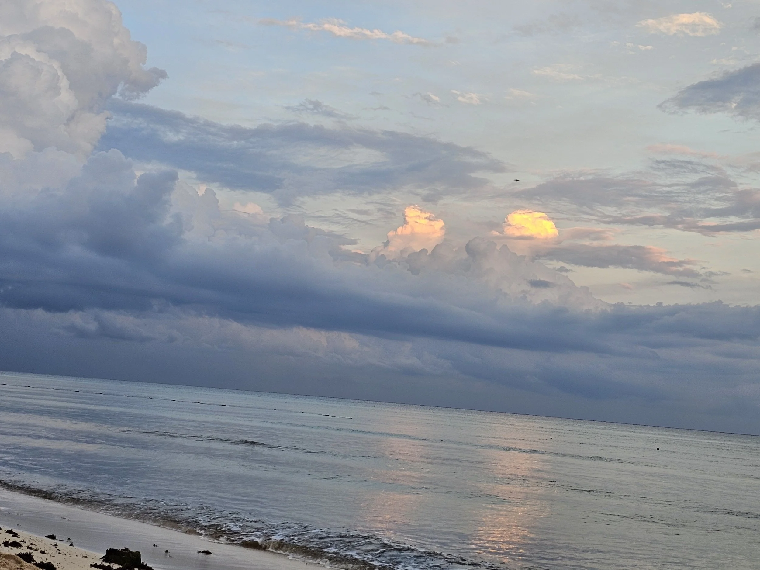 Beach view in Mexico