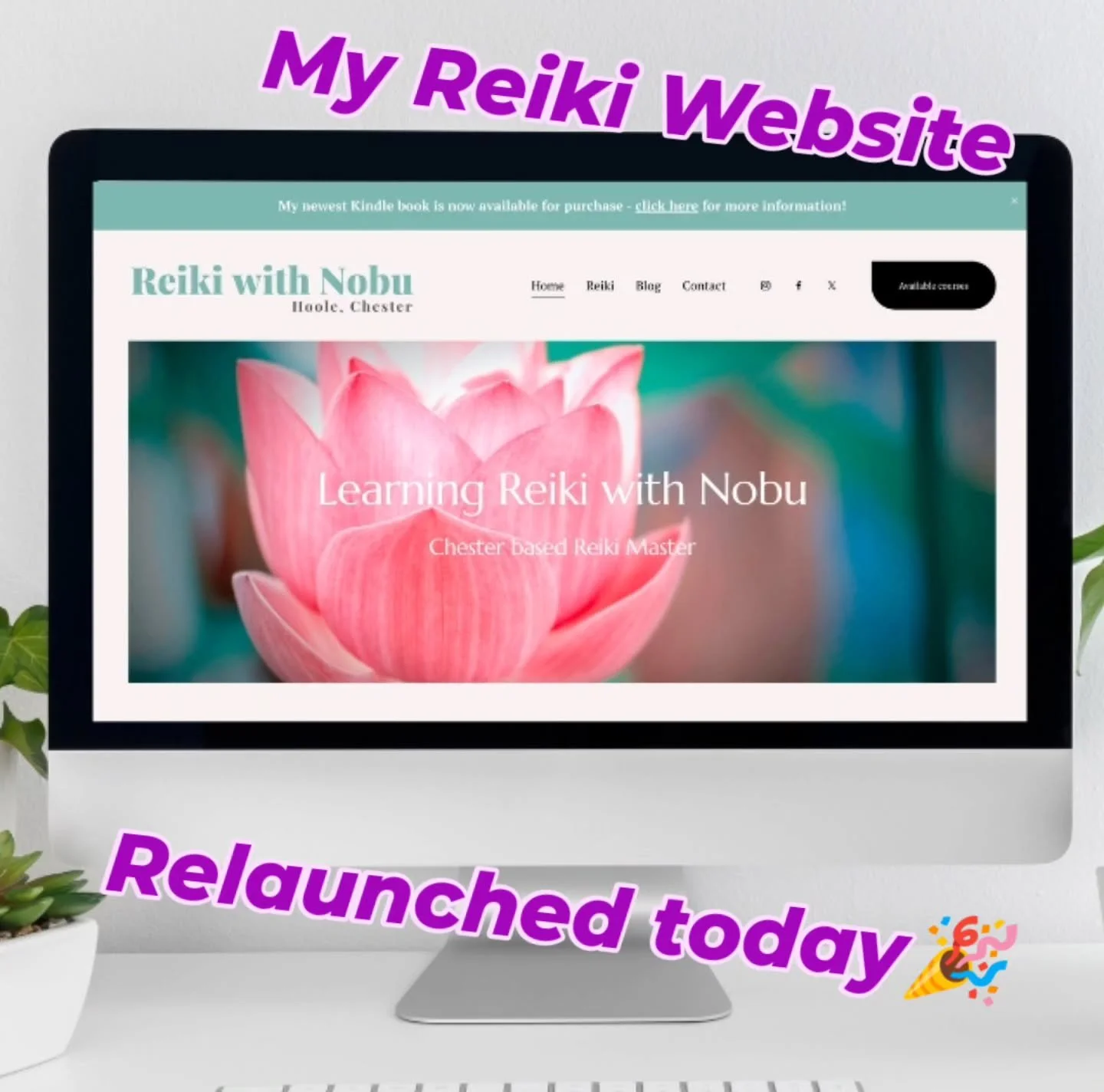 My Reiki Website Relaunched today🎉

https://www.learningreiki.co.uk/

This is Part 2 of my 20th self-employment in holistic practice anniversary celebration🥳 (I know it's long title), and it&rsquo;s directly linked to Part 1&mdash;the release of my