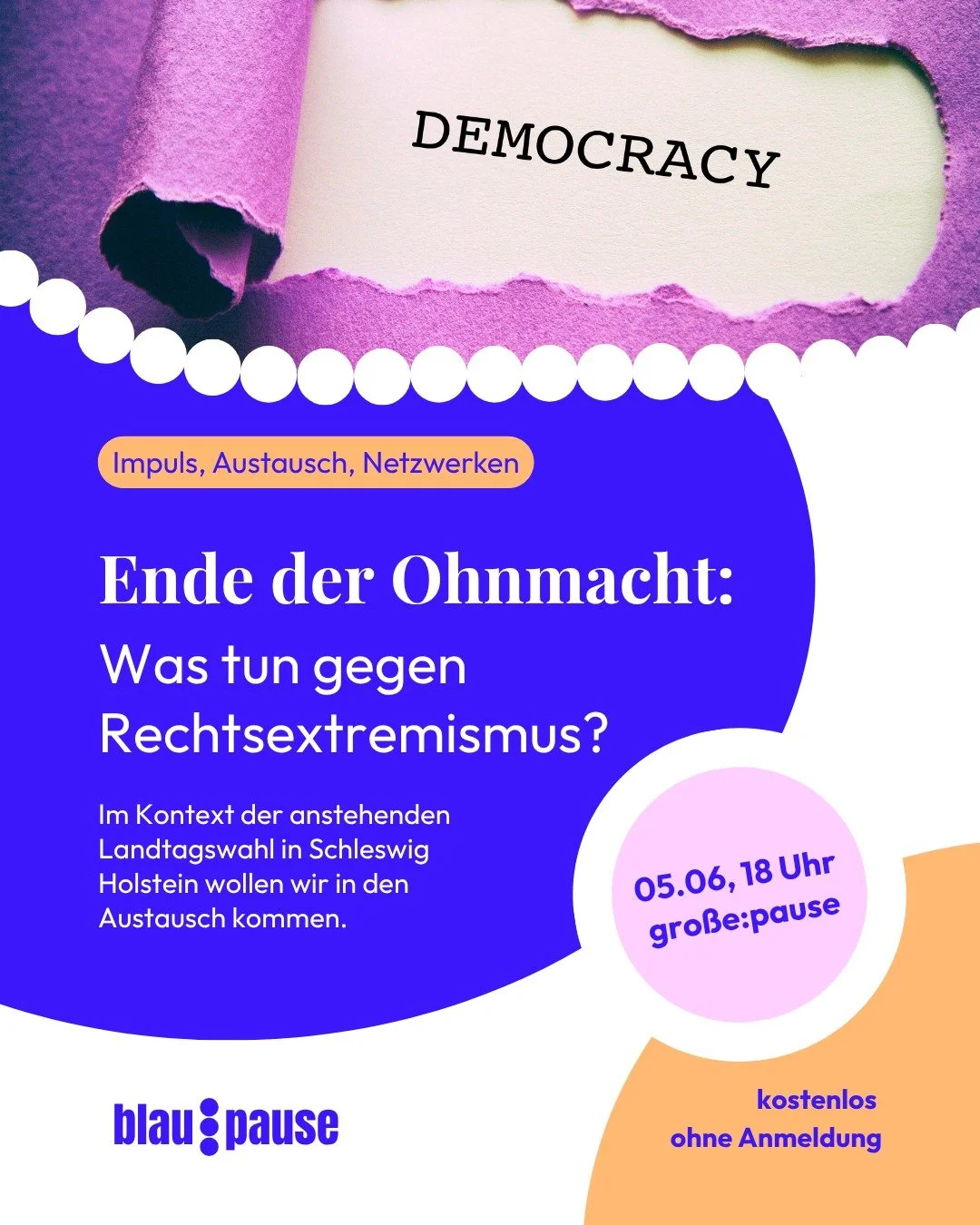 Du willst mit anderen &uuml;ber effektive Strategien und eigene Handlungsspielr&auml;ume gegen Rechtsextremismus nachdenken?

Manchmal haben wir das Gef&uuml;hl, gesellschaftliche Entwicklungen nicht beeinflussen zu k&ouml;nnen &ndash; besonders, wen