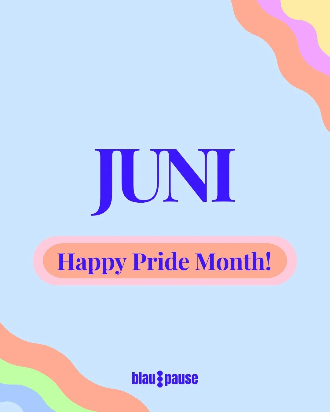 Juni ist Pride Month! 🏳️&zwj;🌈
Wir probieren mit der blau:pause auch einen Ort zu schaffen, an dem sich die LGBTQIA+-Community in Flensburg sicher, gesehen und wohlf&uuml;hlt.

Wir wissen, dass ein solcher Raum nie &bdquo;fertig&ldquo; ist und wir 