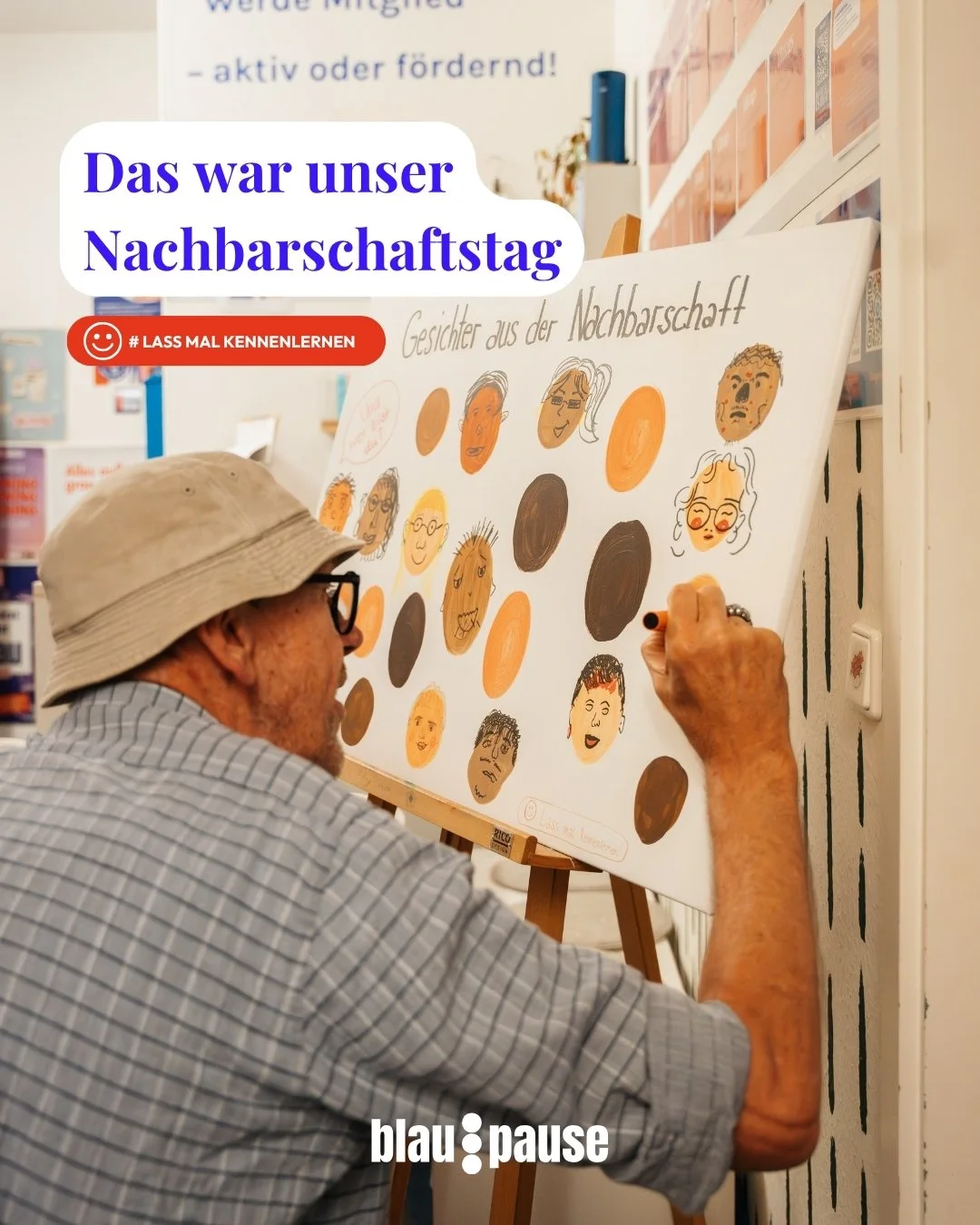 Am 29.05. haben wir den Tag der Nachbarschaft mit euch gefeiert. 🏘🧡

Ob beim Speeddating, am Blauen Brett oder beim gemeinsamen Postkartenschreiben &ndash; immer wieder wurde deutlich, welches Potenzial in einer lebendigen Nachbarschaft steckt. Beg