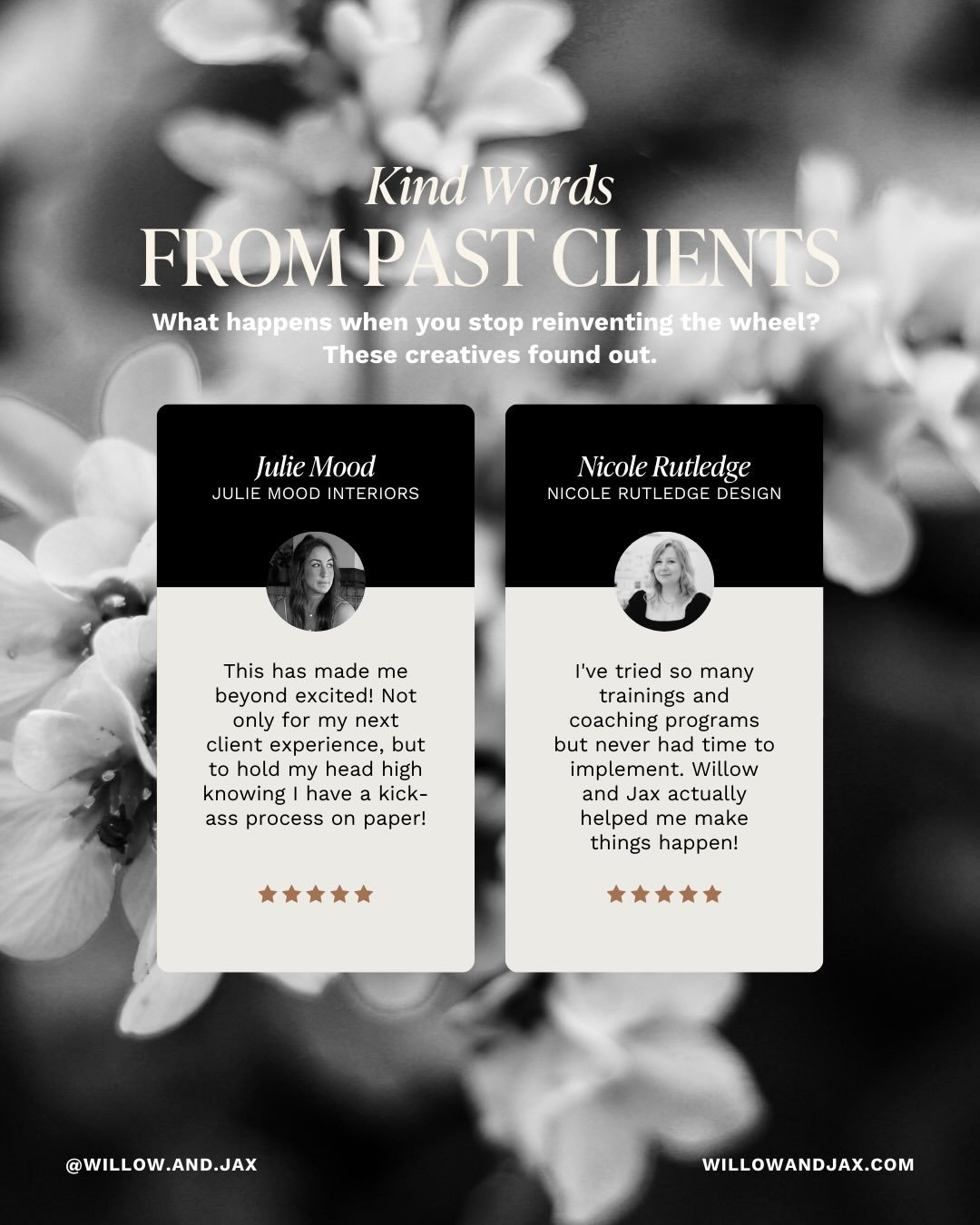 It&rsquo;s so easy to fall into the day-to-day and forget the impact we have on others. Reading back through these love notes reminds me why I do this work, and the magic each of these creatives shares with the world every day.

Together, we&rsquo;ve