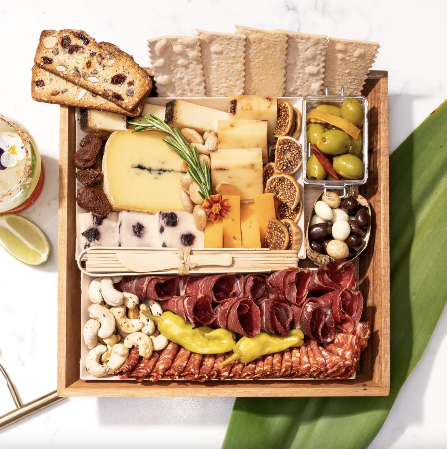charcuterie board gift idea for clients