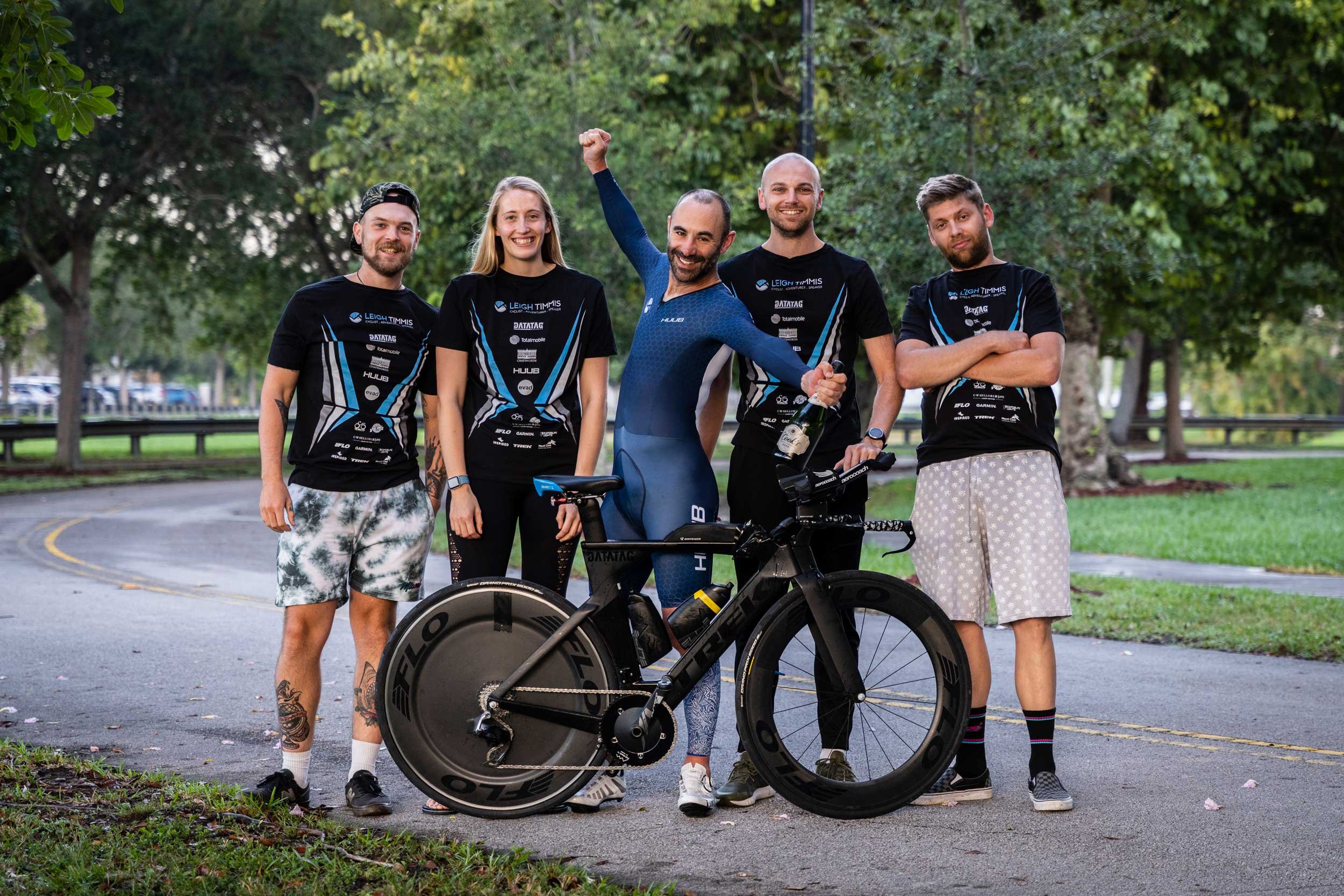 Leigh Timmis Sets New World Record For Greatest Distance Cycled in Seven Days